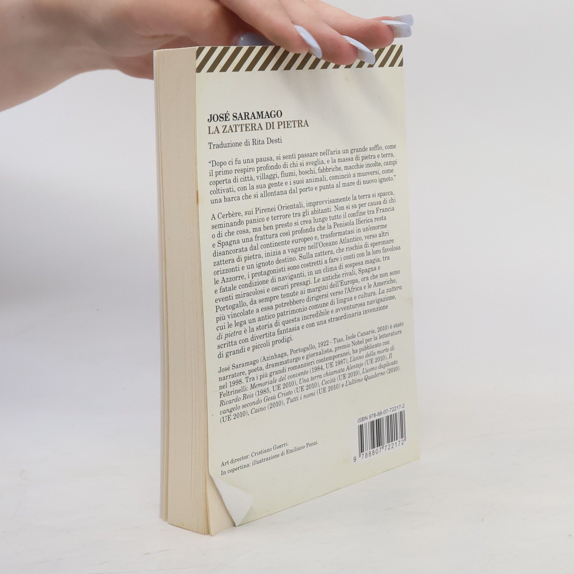 José Saramago Universale Economica Feltrinelli - 2217: La zattera di pietra