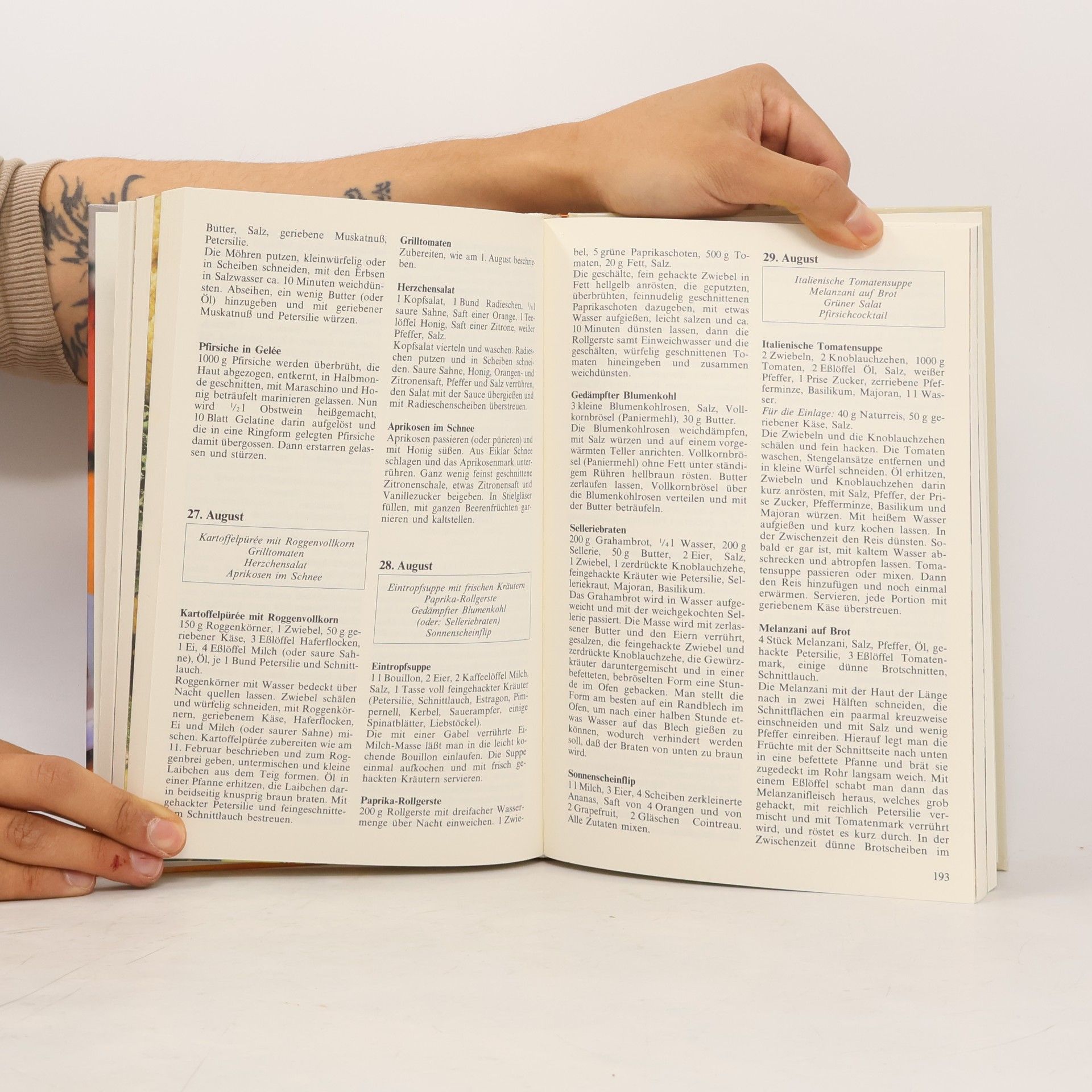 Gertrud Reiger Das Jahreszeiten-kochbuch. 365 mal biologisch gesunde Hausmannskost