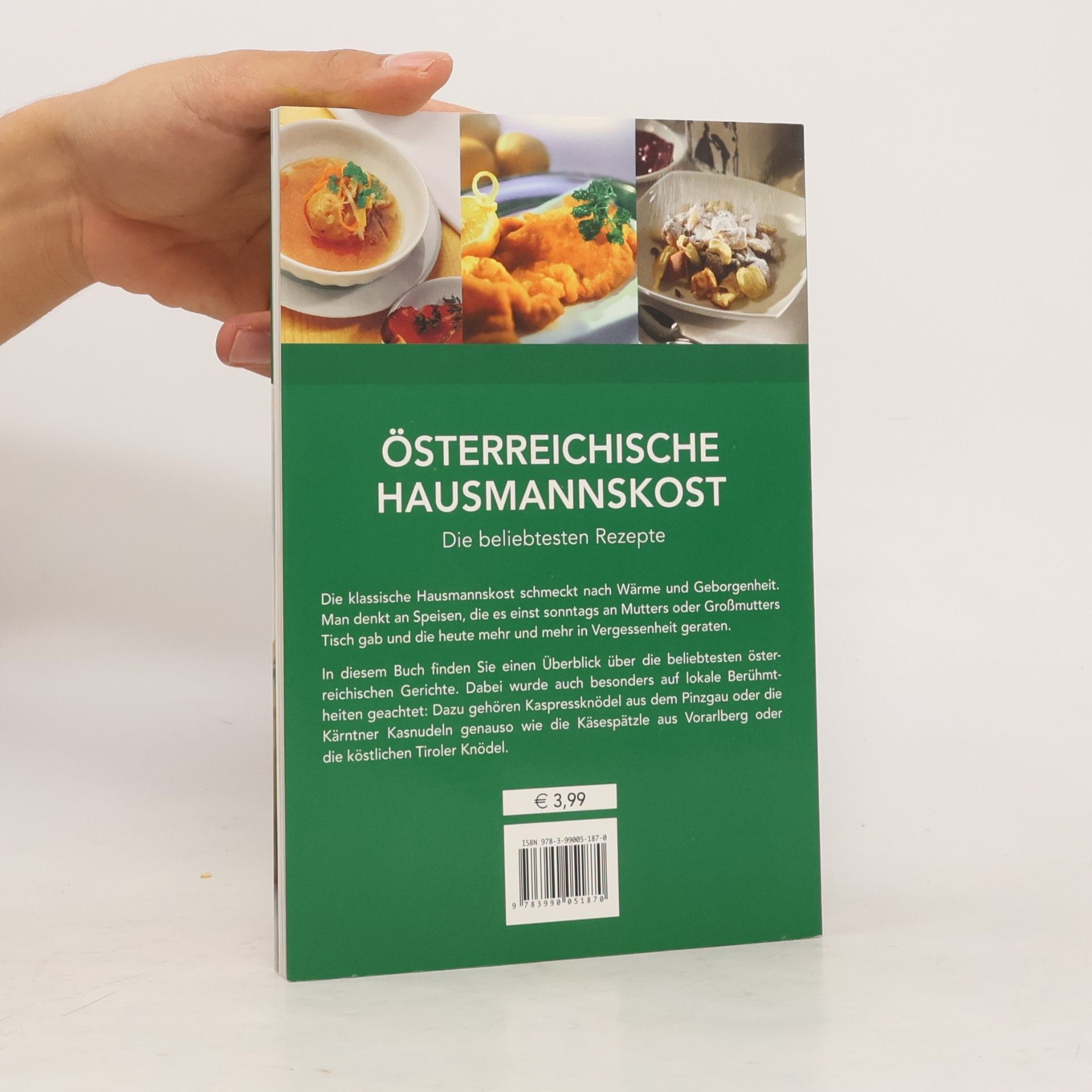 Robert Marksteiner Österreichische Hausmannskost