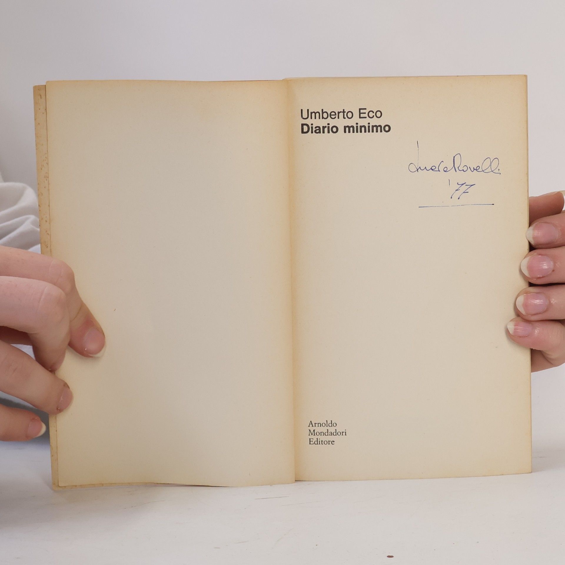 Umberto Eco Diario Minimo
