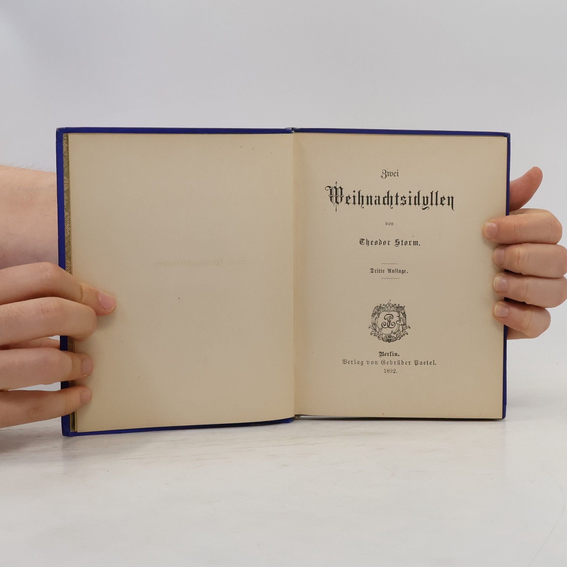 Theodor Storm Drei Weihnachtsidyllen