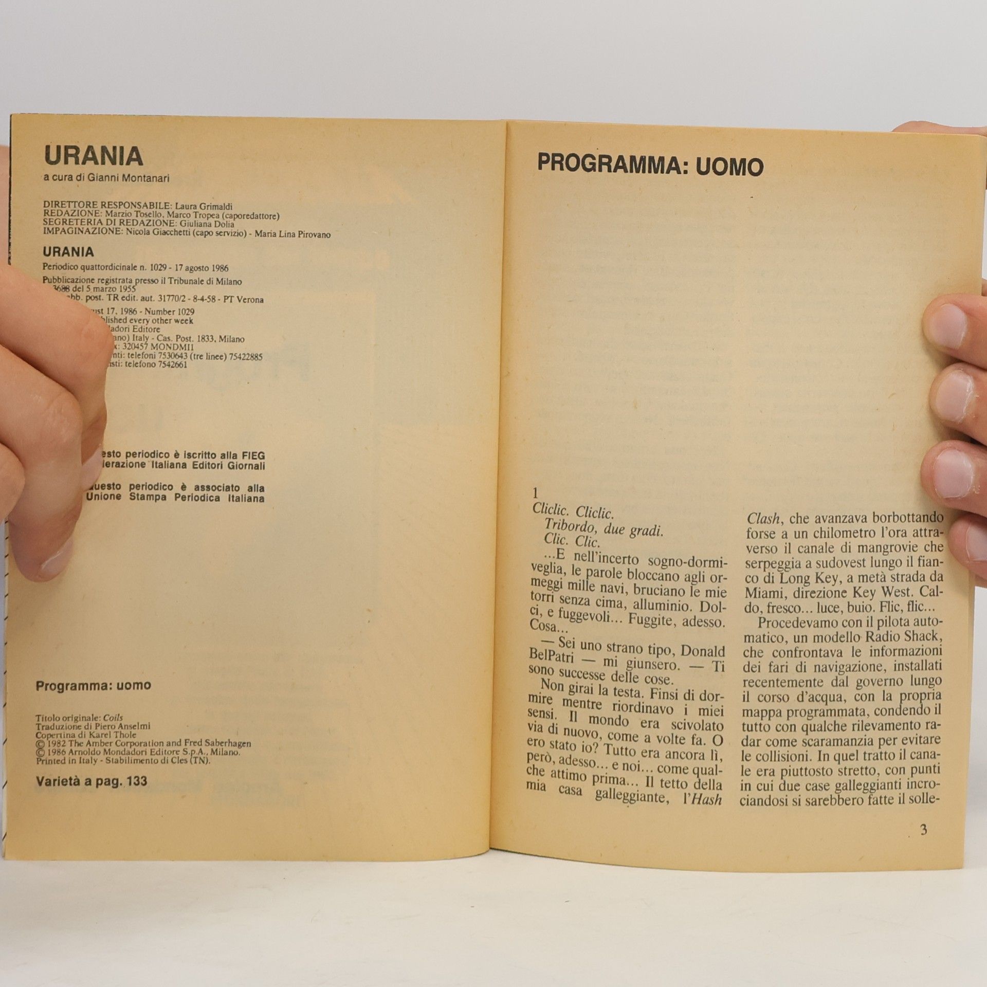 Fred Saberhagen Programma: Uomo