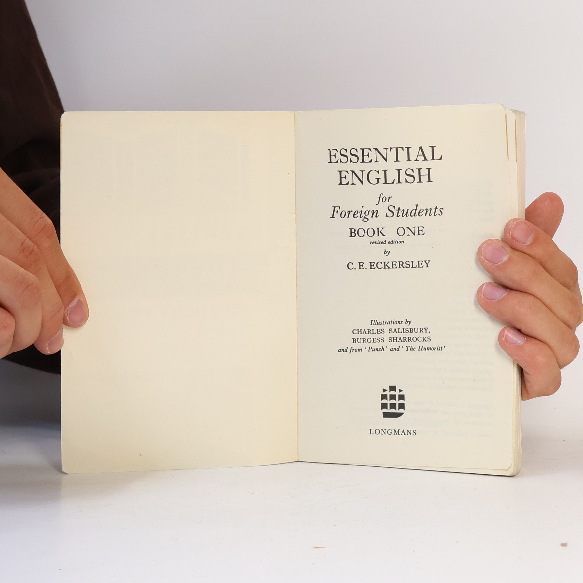 Charles Ewart Eckersley Essential English for Foreign Students. Book 1