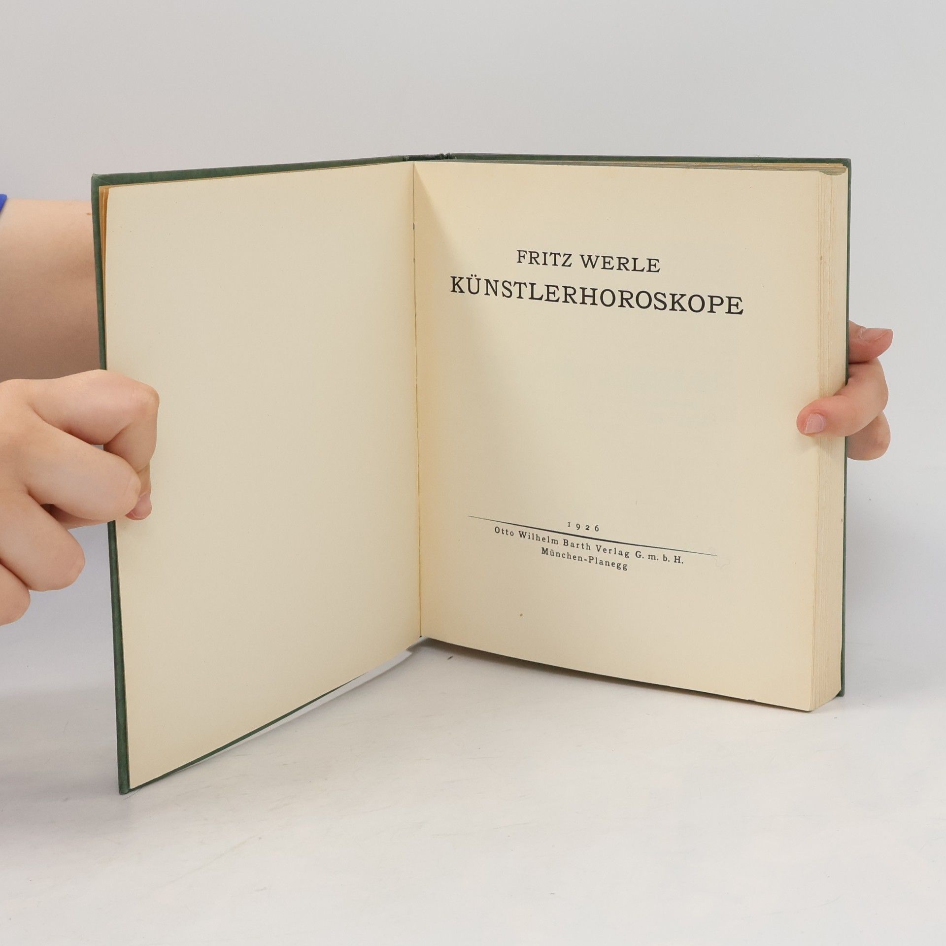 Fritz Werle Künstler-Horoskope