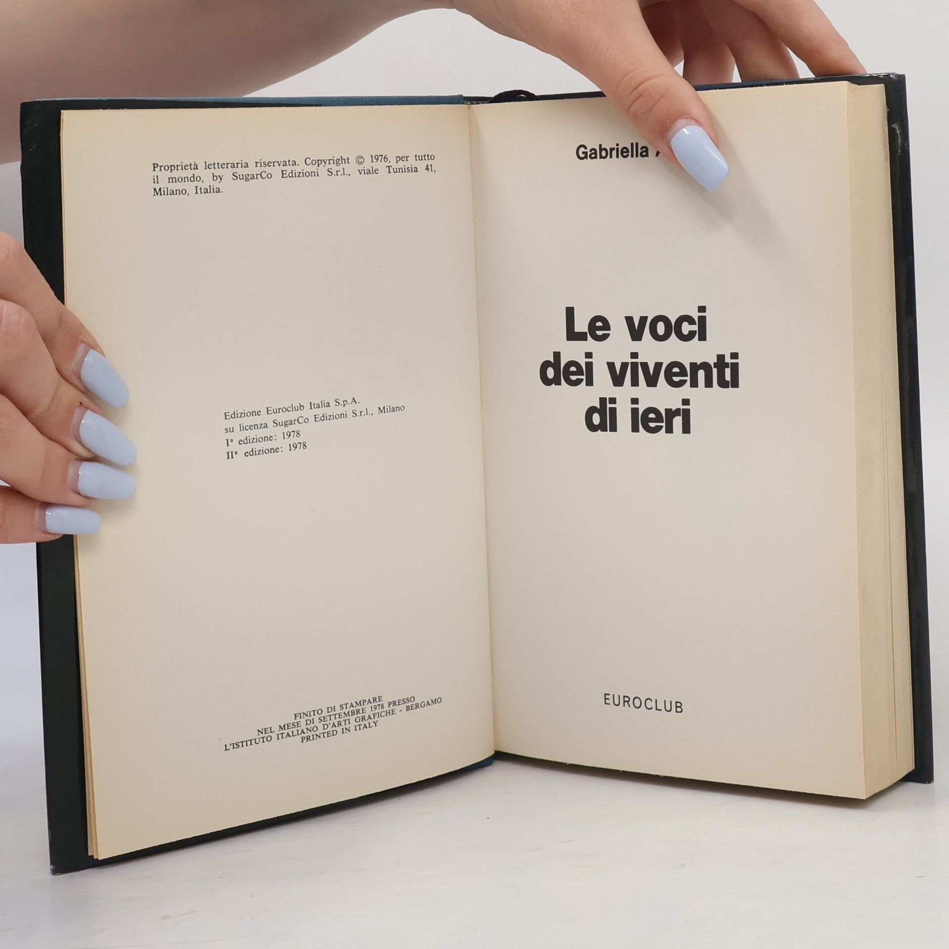 Gabriella Alvisi Le voci dei viventi di ieri