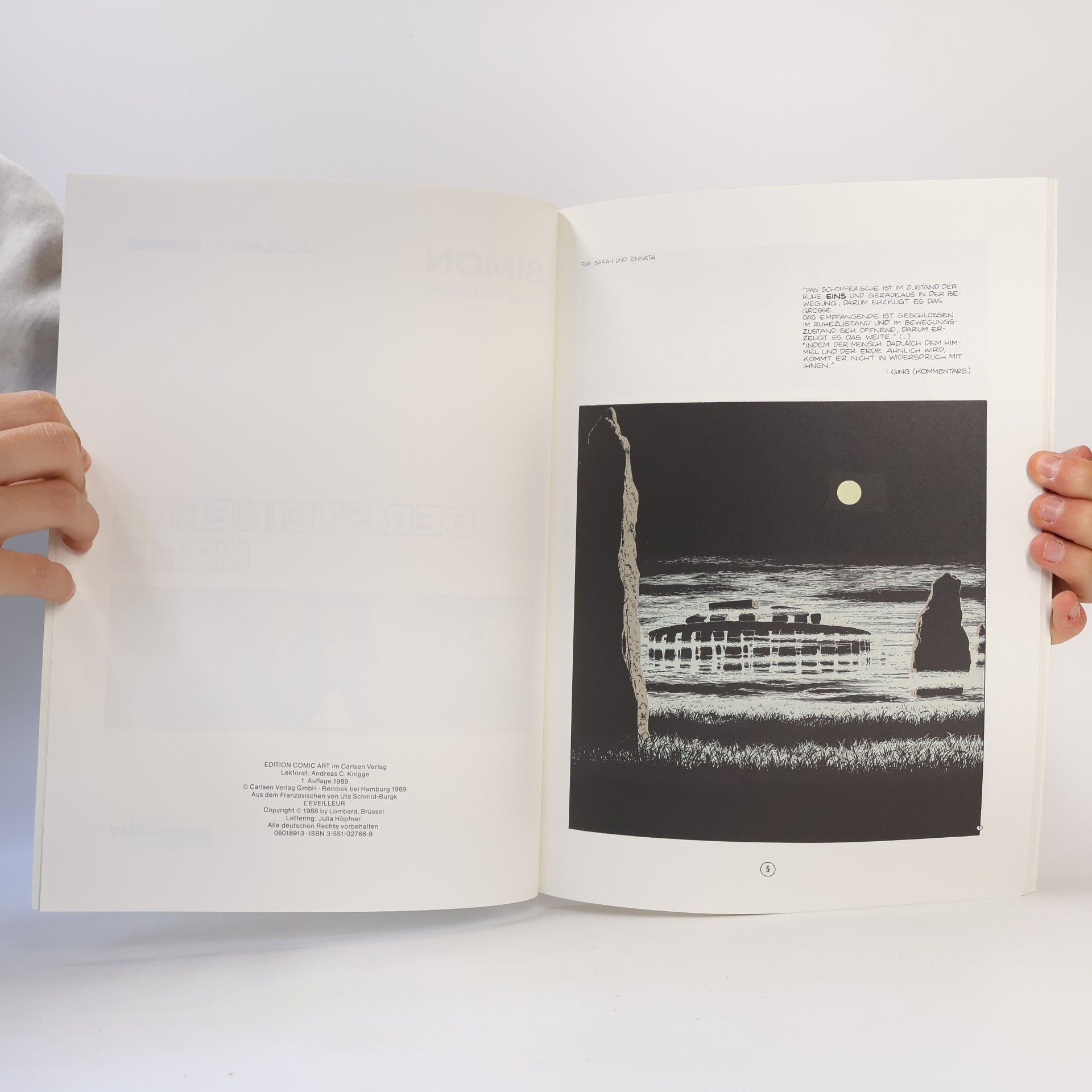 Claude Auclair Simon, Zeuge der Zukunft VI. Der steinerne Kreis