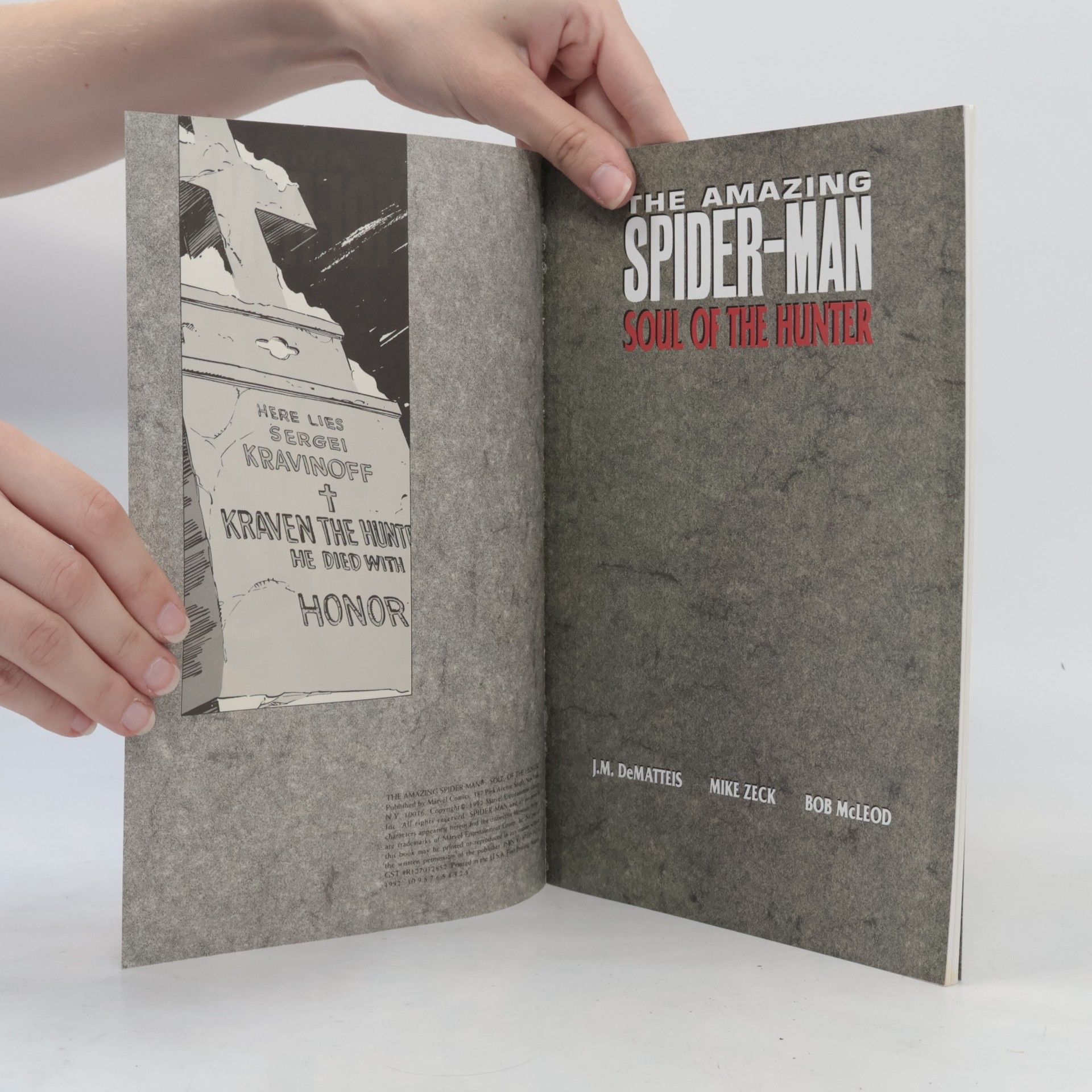 J.M. DeMatteis Spider-Man: Soul Of The Hunter