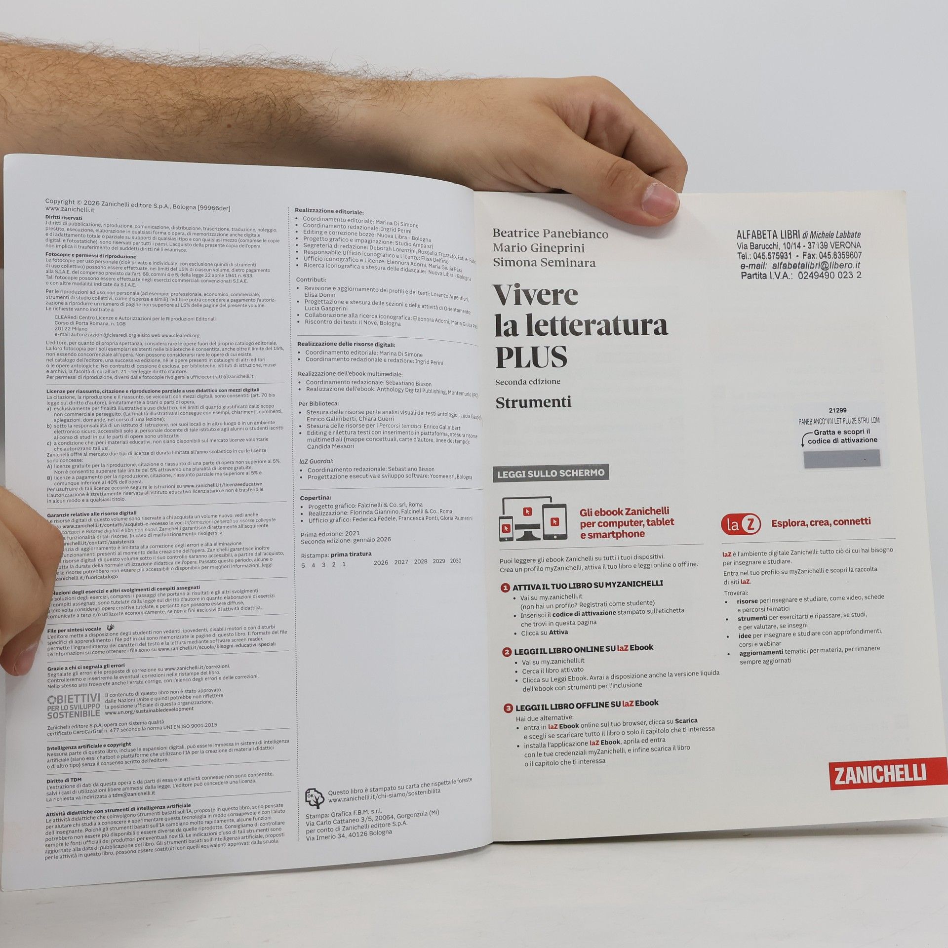 Beatrice Panebianco Vivere la Letteratura PLUS