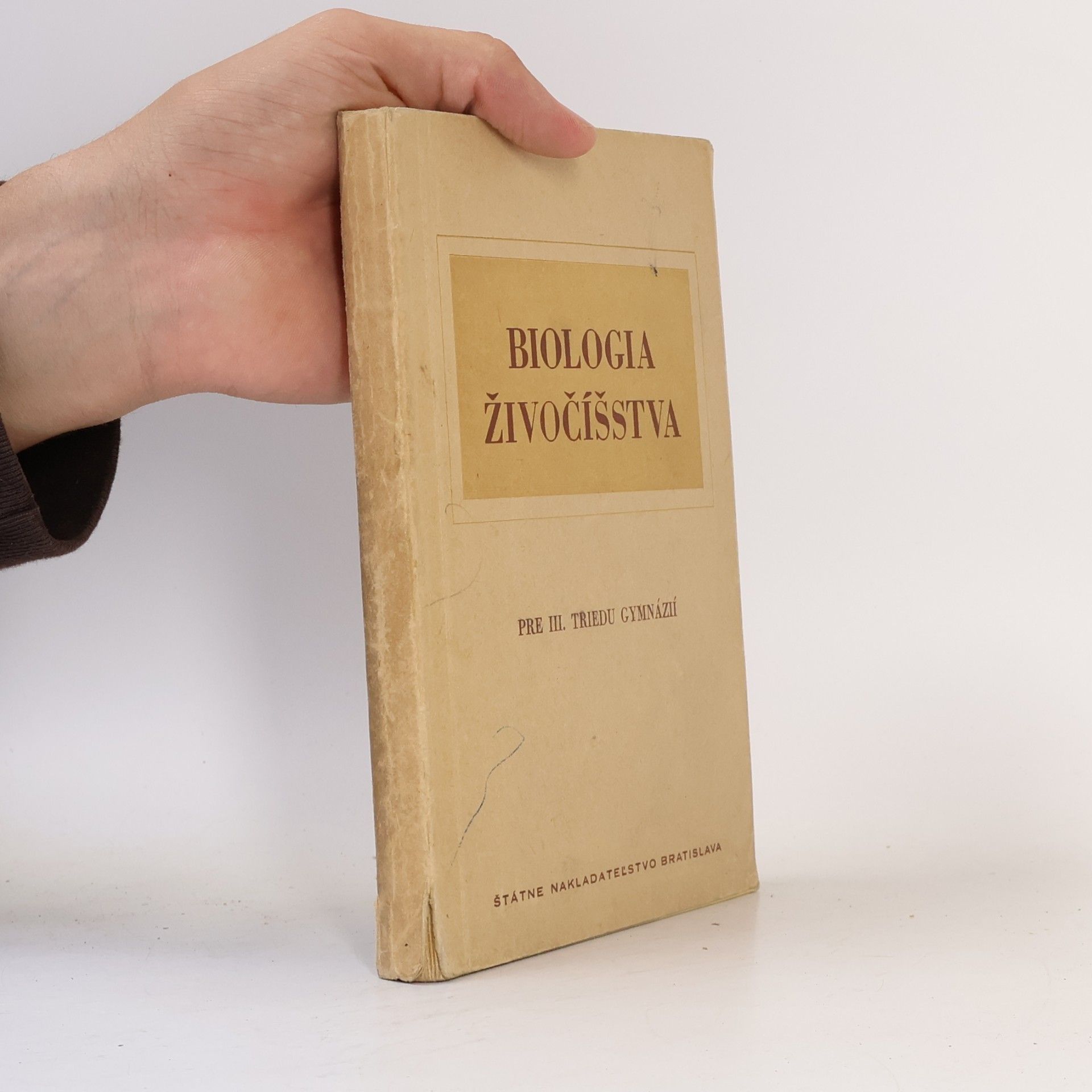 Autorenkollektiv Biologia živočíšstva pre III. triedu gymnázií