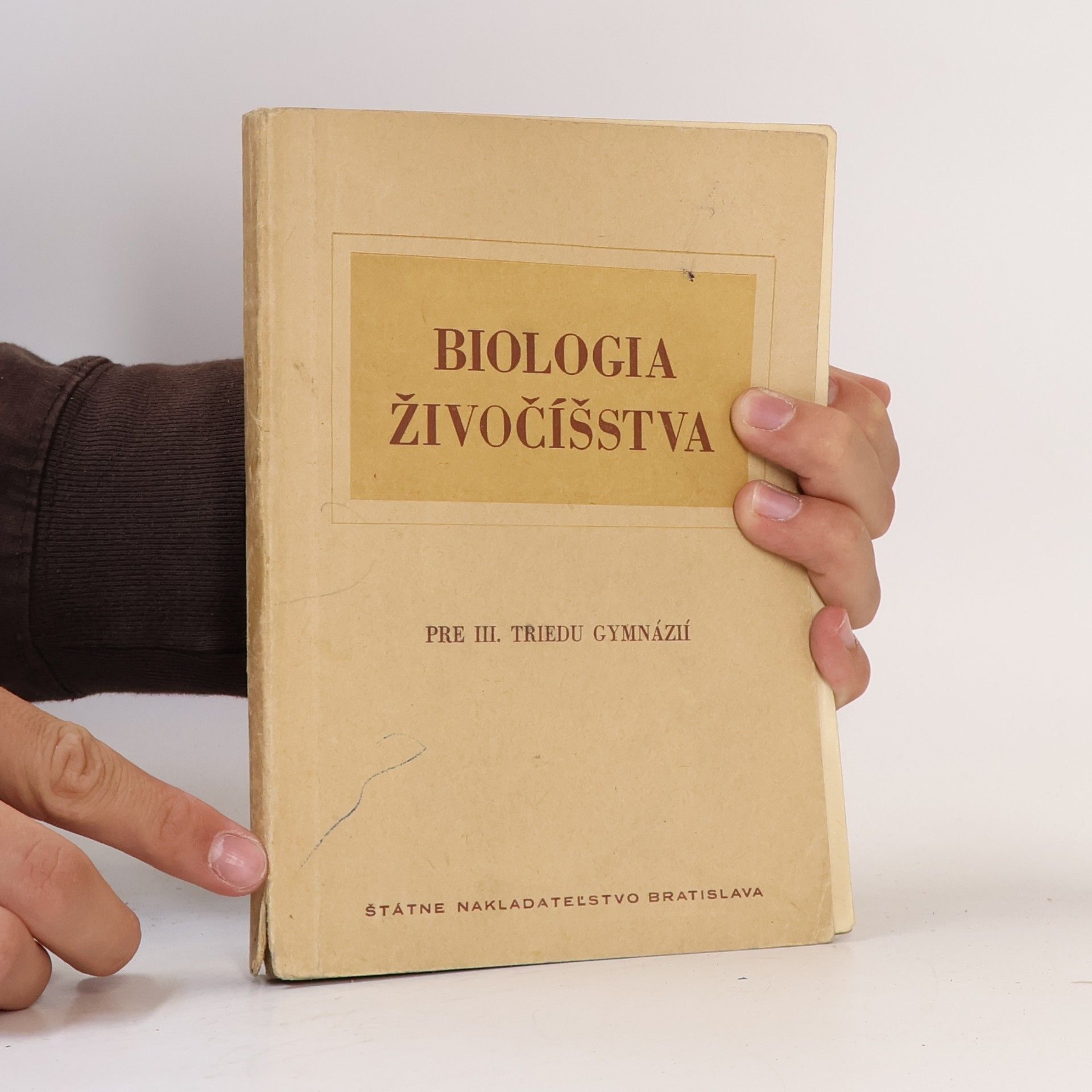 Autorenkollektiv Biologia živočíšstva pre III. triedu gymnázií