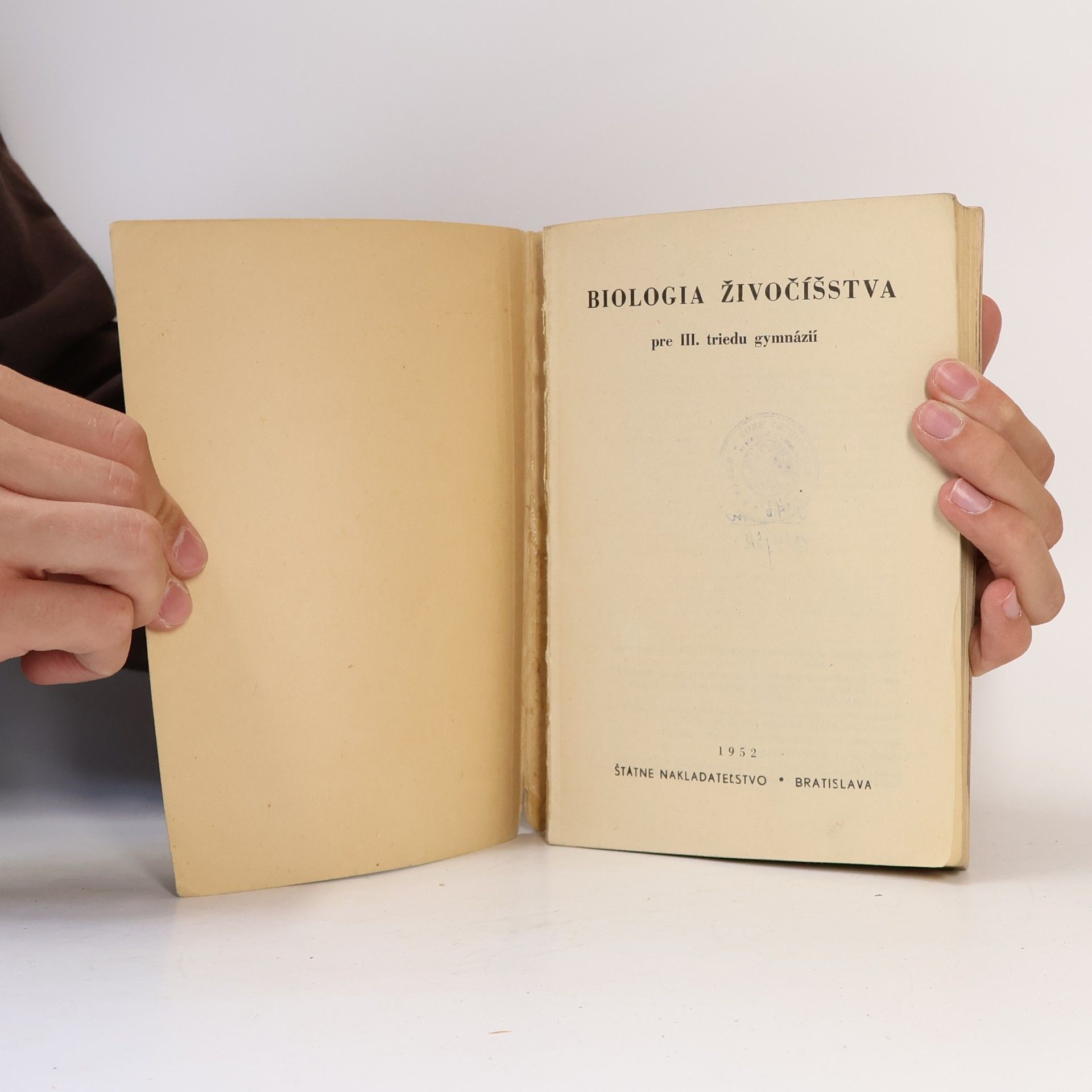 Autorenkollektiv Biologia živočíšstva pre III. triedu gymnázií