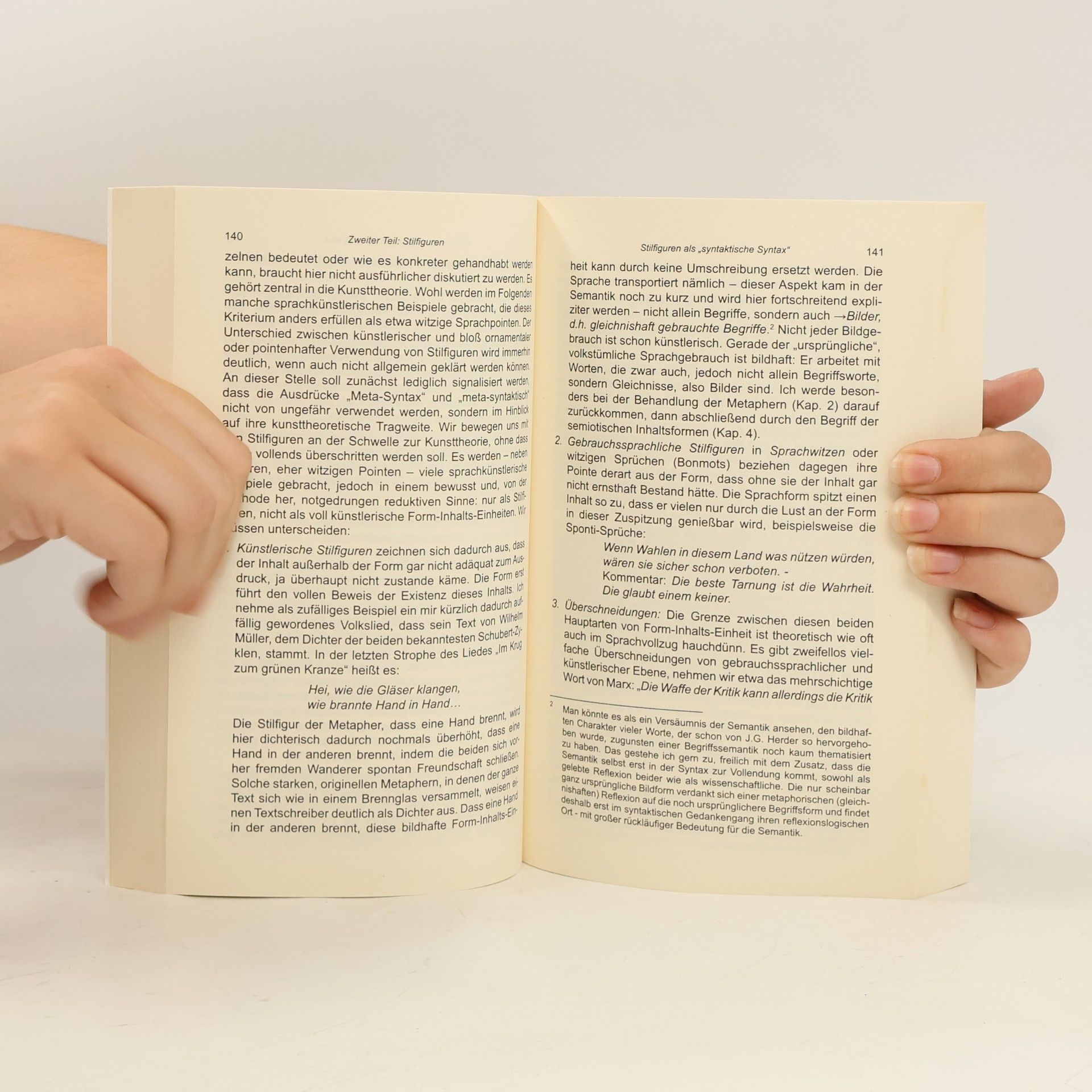 Johannes Heinrichs Sprache: Stilistik 5