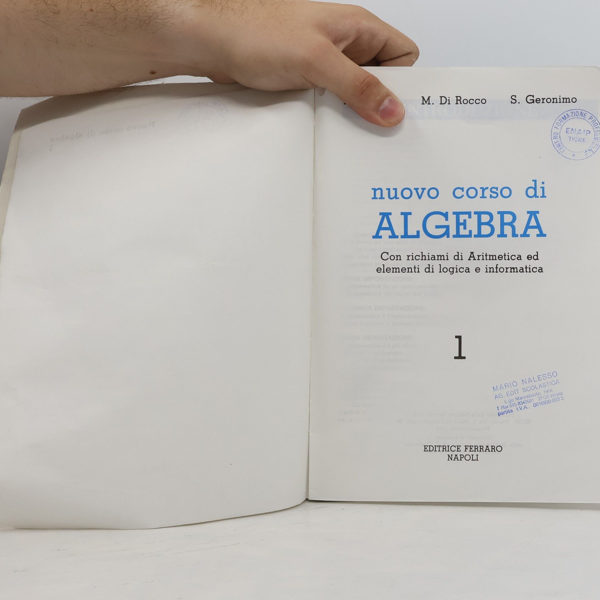 Lorenzo Bencini Nuovo corso di algebra. Per il biennio