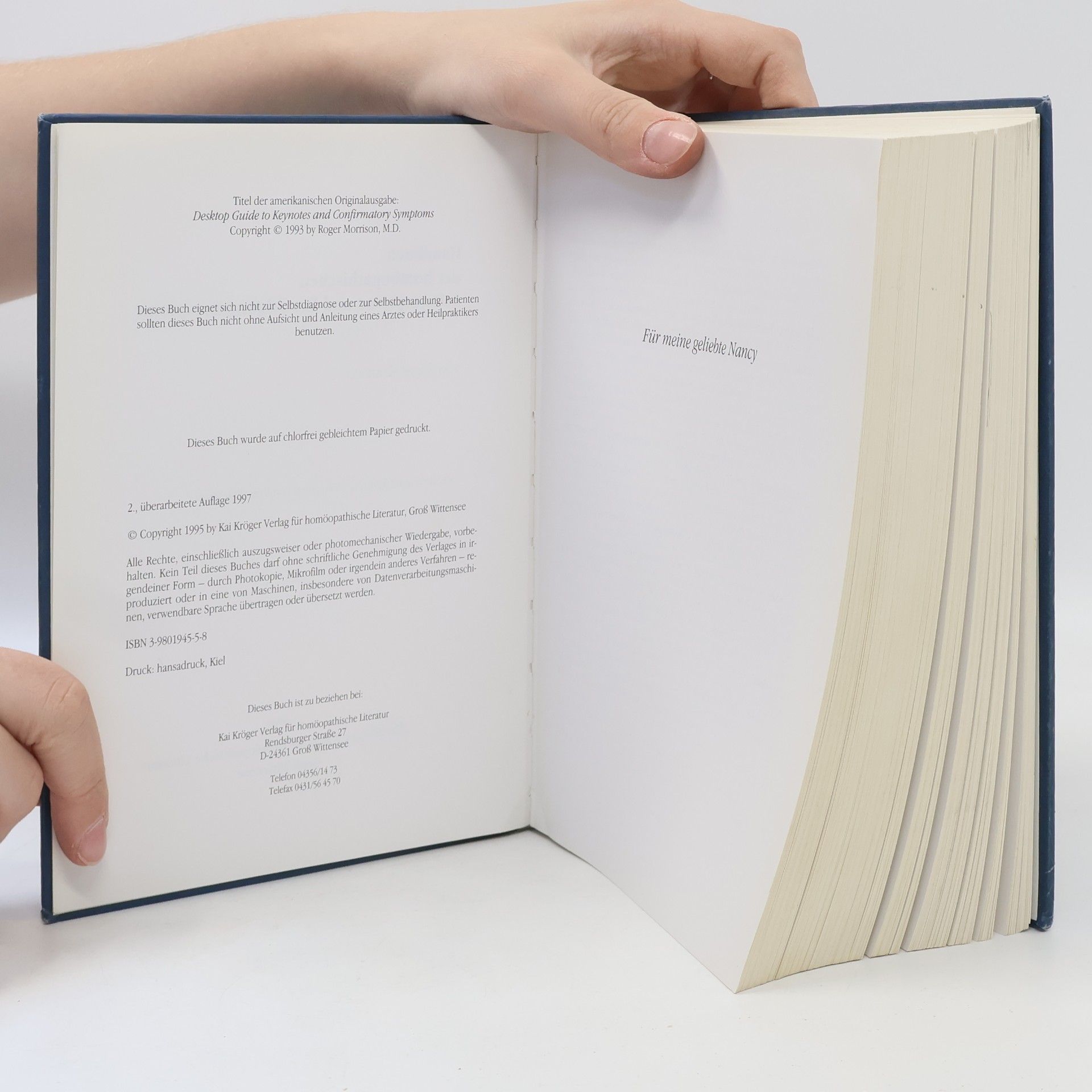 Roger Morrison Handbuch der homöopathischen Leitsymptome und Bestätigungssymptome