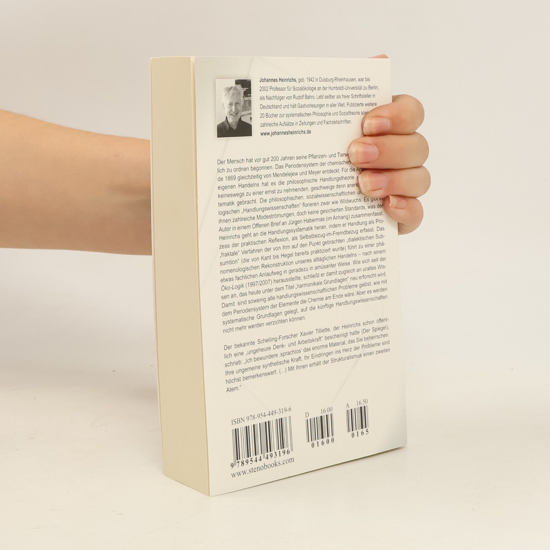 Johannes Heinrichs Handlungen. Das periodische System der Handlungsarten; philosophische Semiotik Teil I