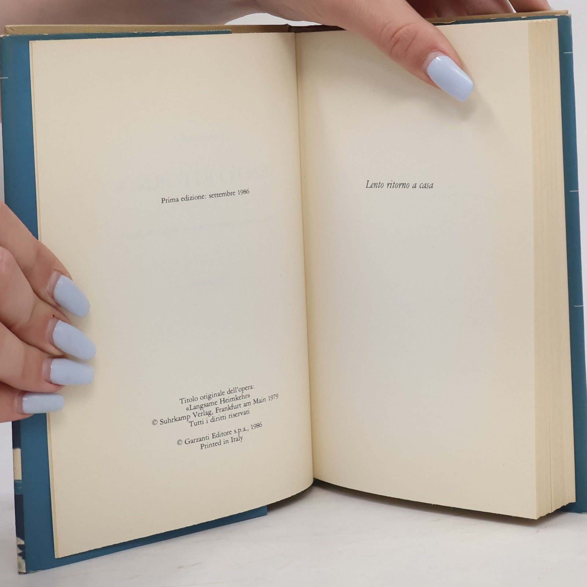 Peter Handke Lento ritorno a casa