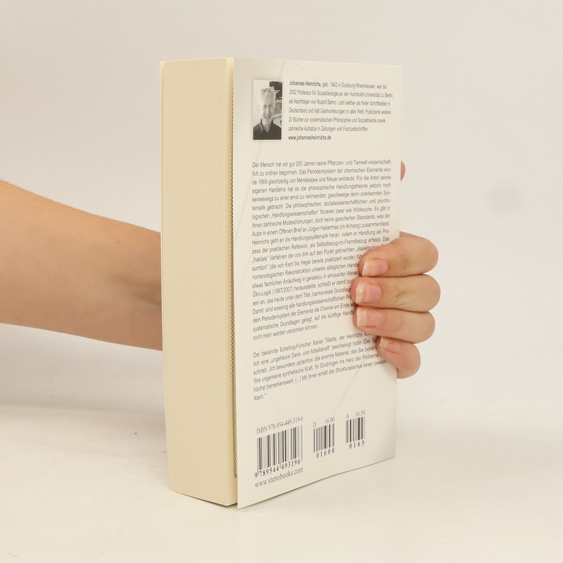 Johannes Heinrichs Handlungen. Das periodische System der Handlungsarten; philosophische Semiotik Teil I