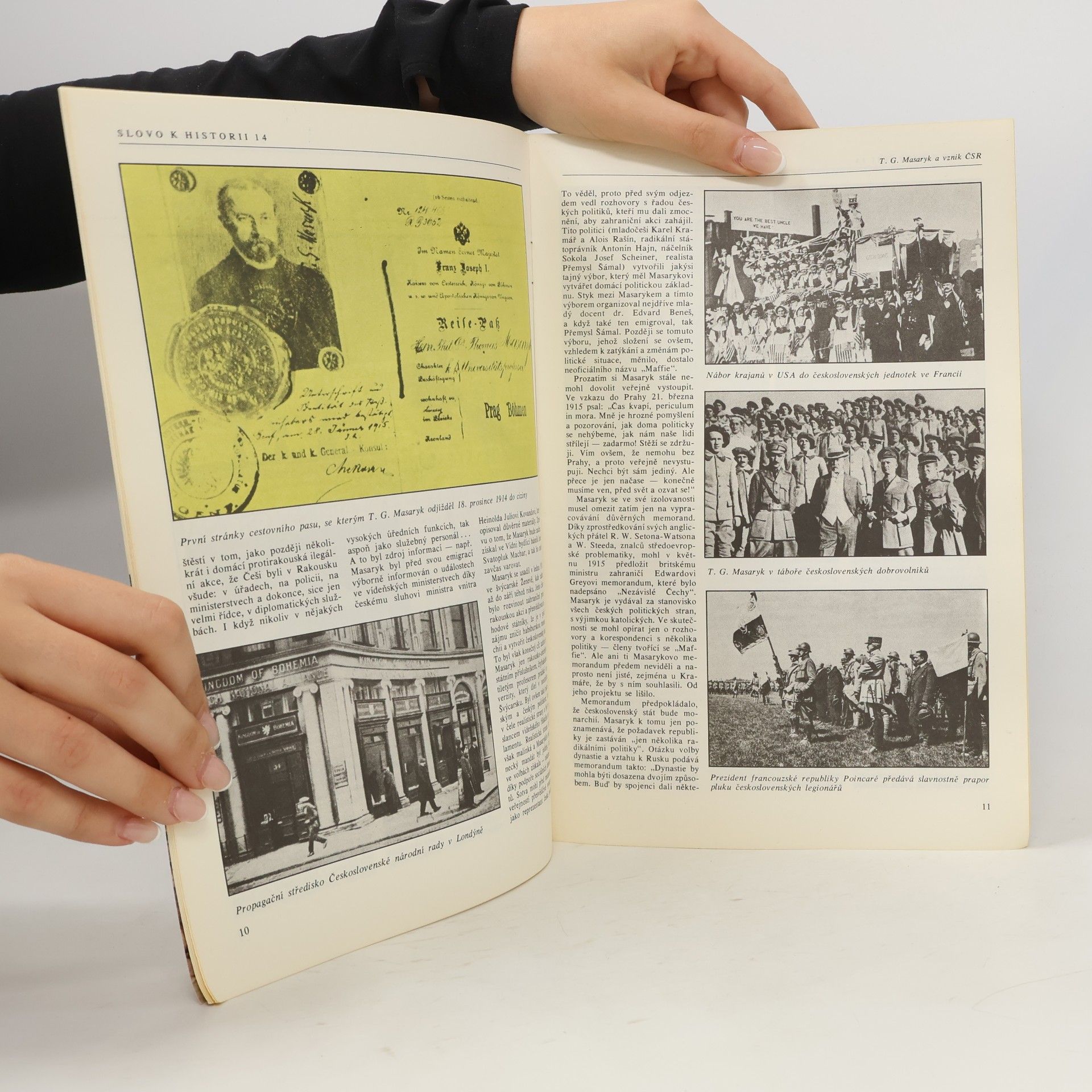 Jan Galandauer Slovo k historii 14/1988. T. G. Masaryk a vznik ČSR