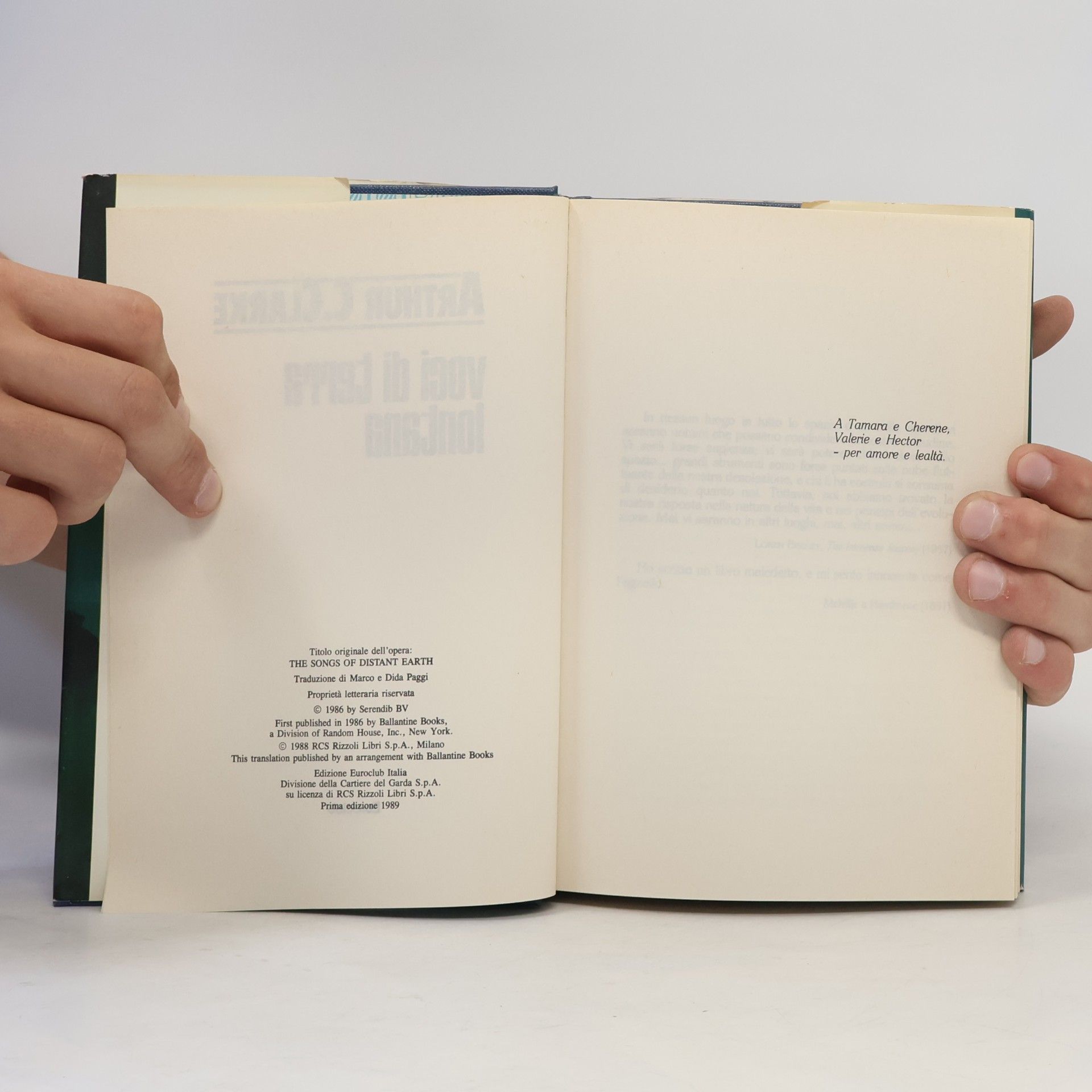 Arthur C. Clarke Voci di terra lontana