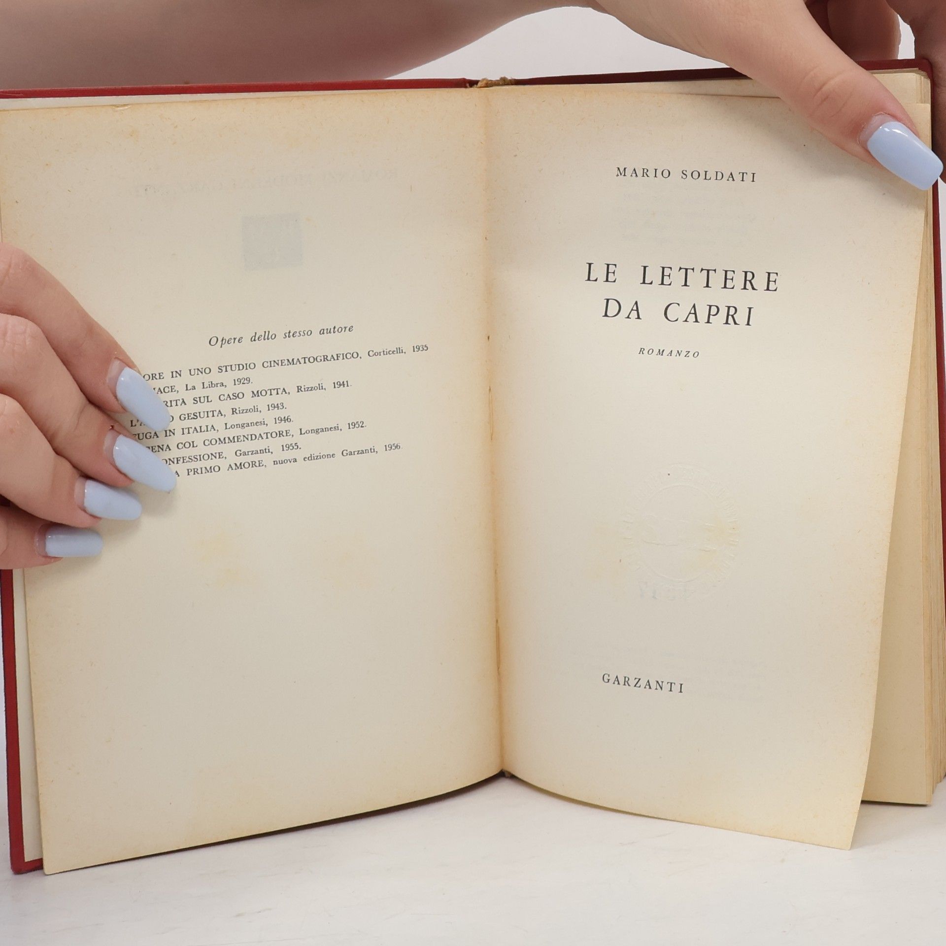 Mario Soldati Le lettere da Capri