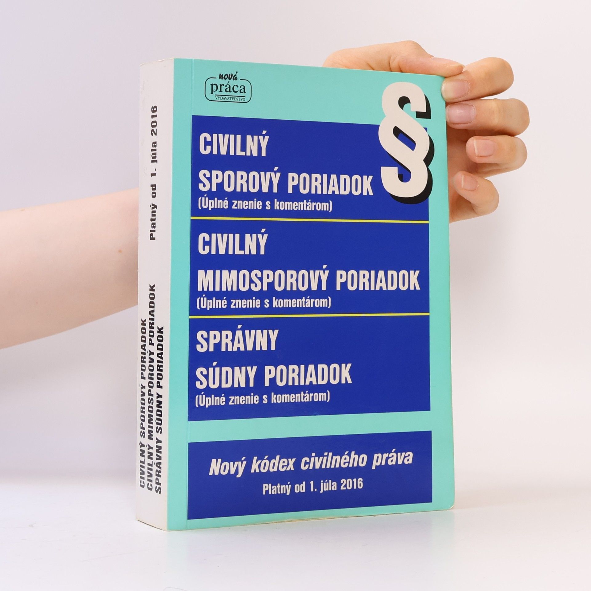 Anna Schneider Civilný sporový poriadok Civilný mimosporový poriadok Správny súdny poriadok