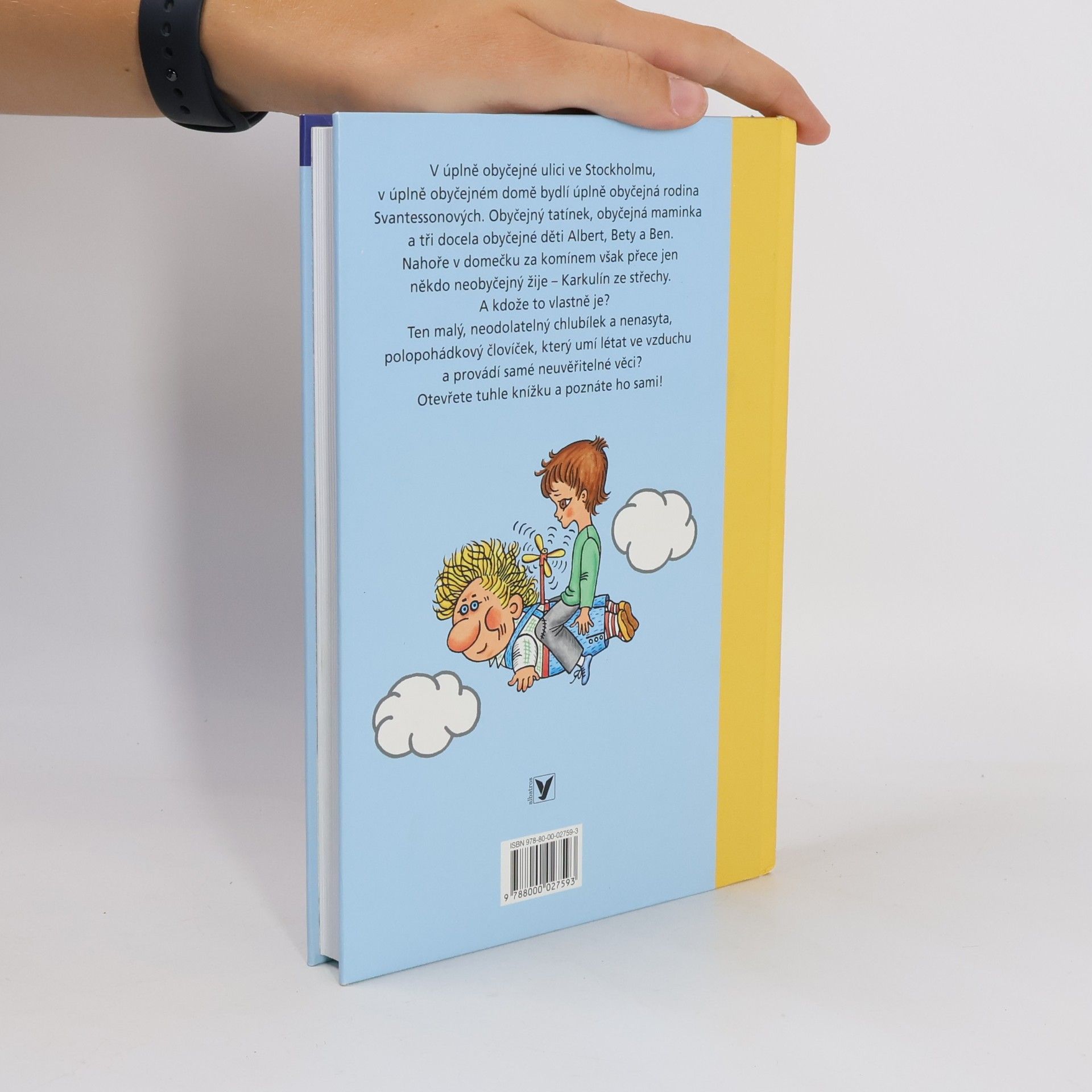 Astrid Lindgrenová Karkulín ze střechy