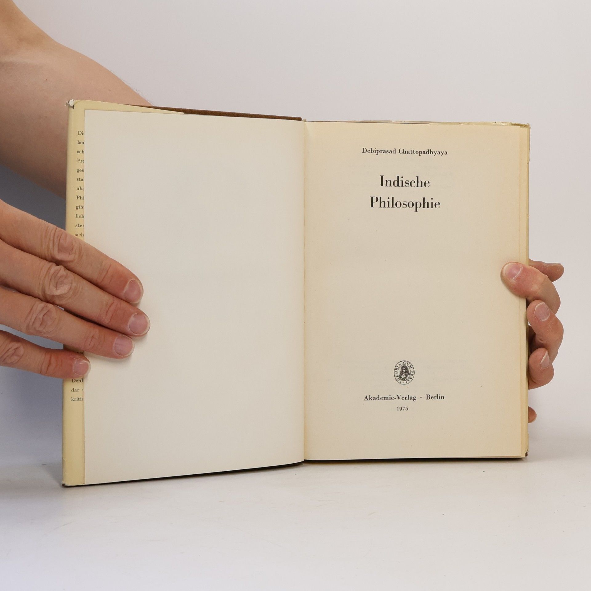 Debiprasad Chattopadhyaya Indische Philosophie