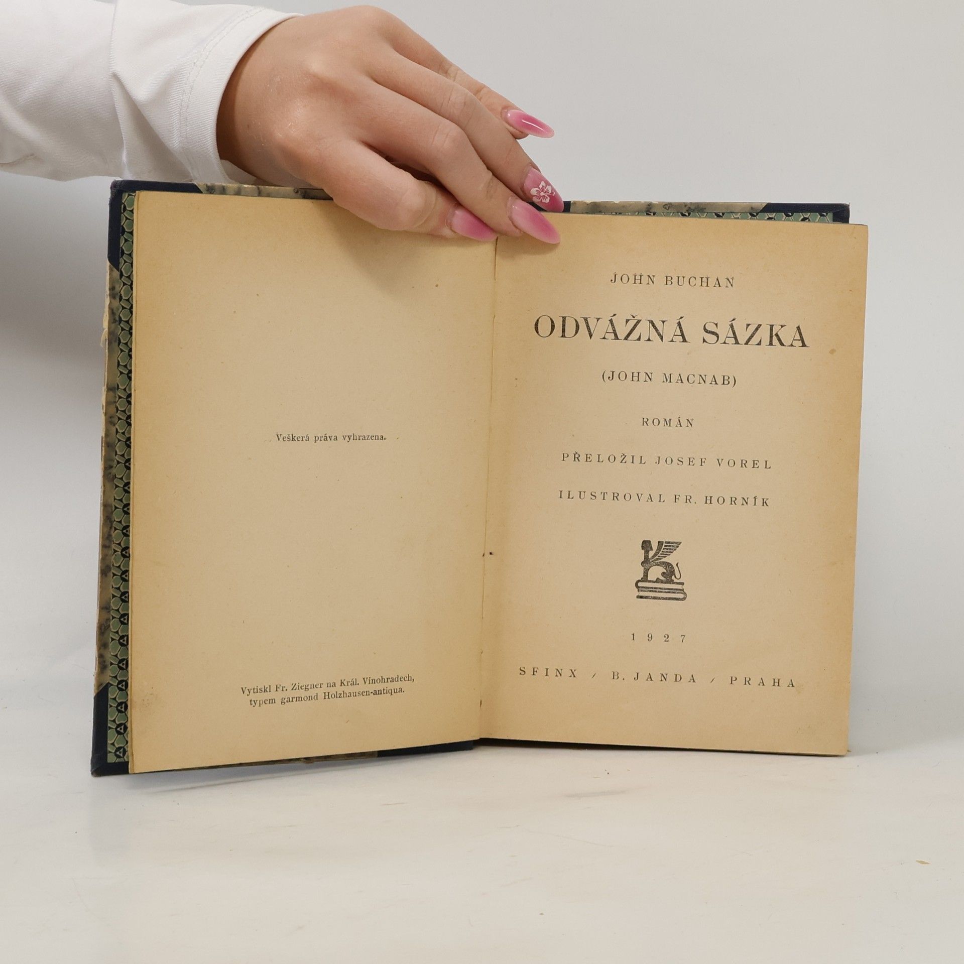 John Buchan Odvážná sázka
