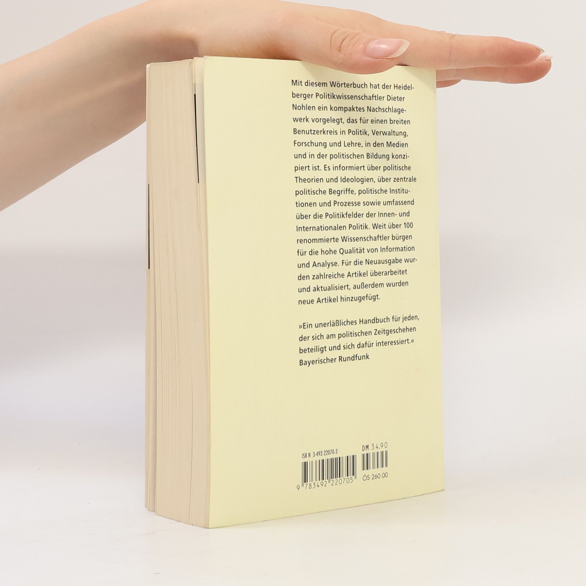 Dieter Nohlen Wörterbuch Staat und Politik