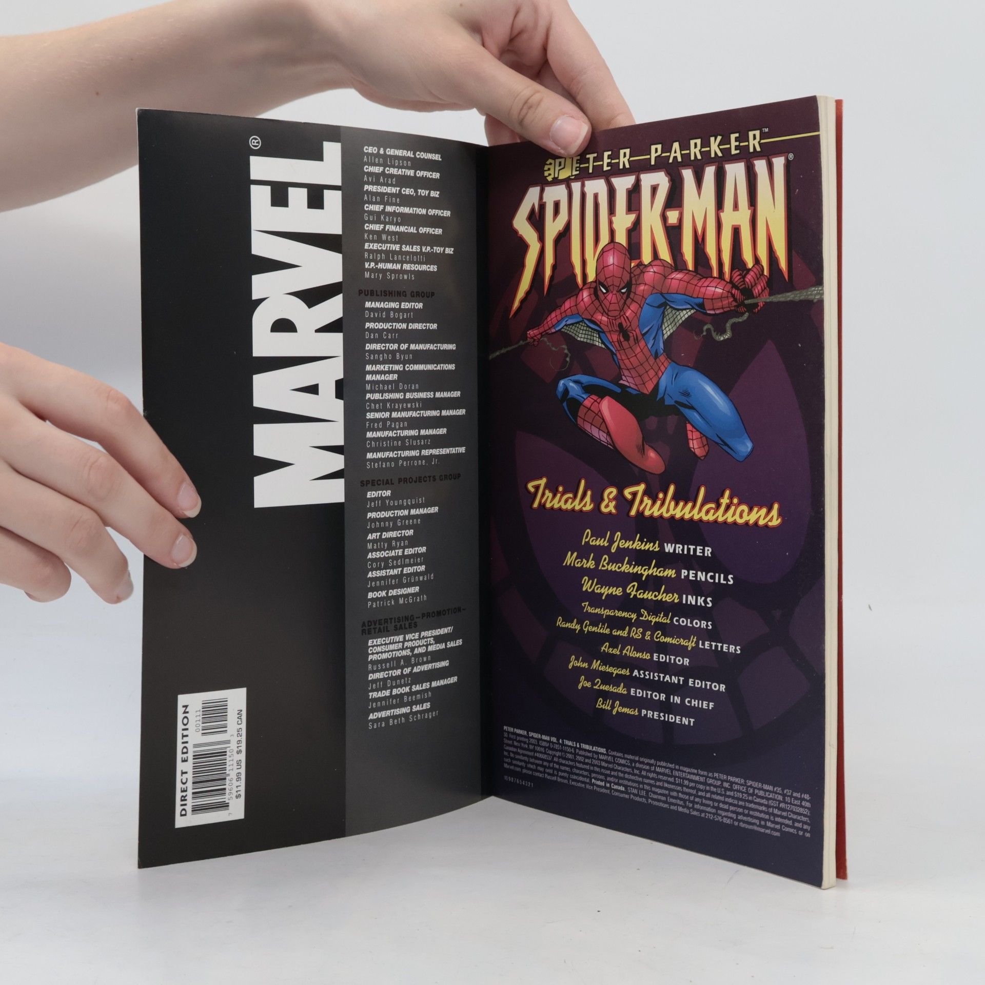 Paul Jenkins Peter Parker, Spider-Man - 4: Trials and Tribulations