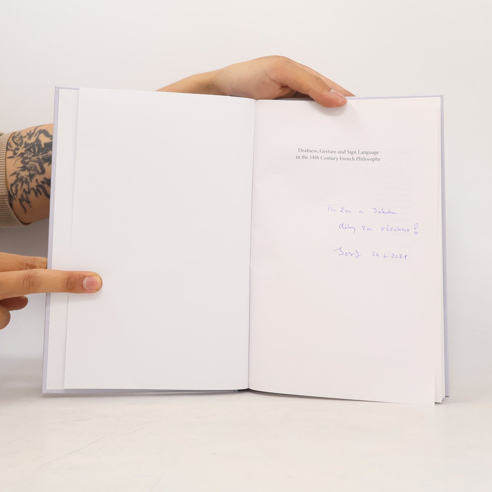 Josef Fulka Gesture Studies - 8: Deafness, Gesture and Sign Language in the 18th Century French Philosophy