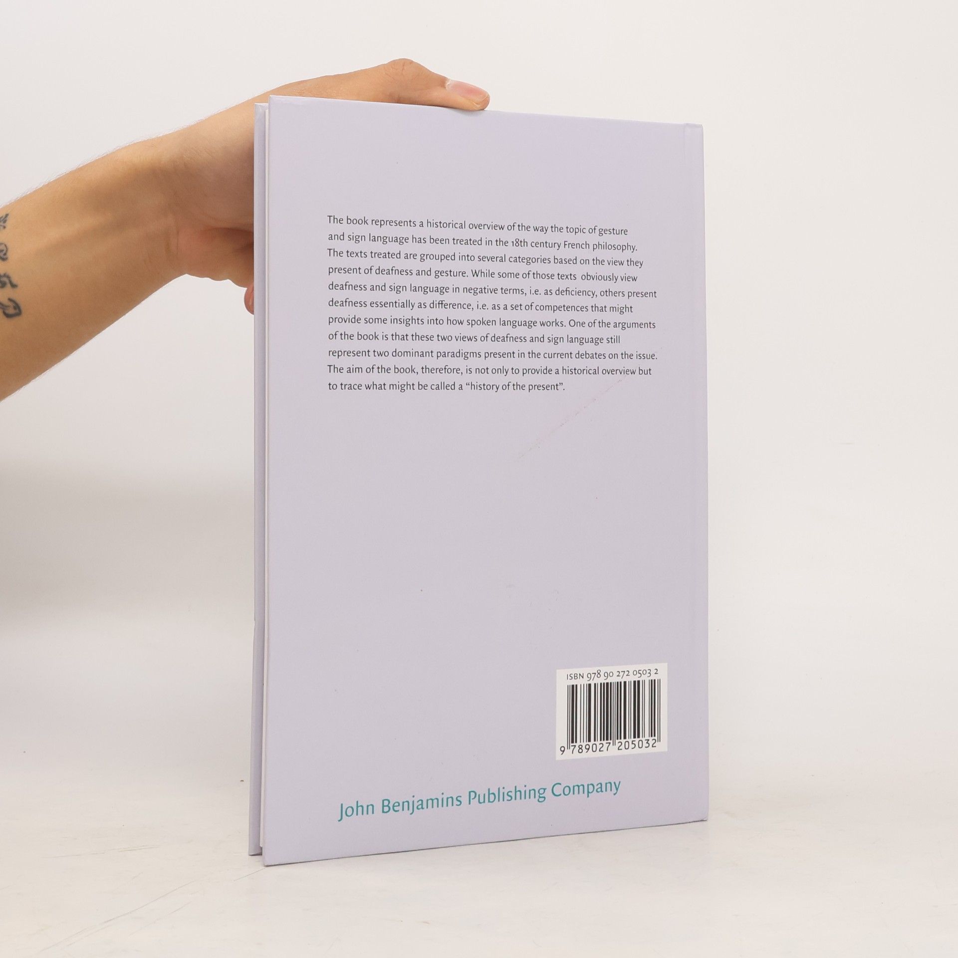 Josef Fulka Gesture Studies - 8: Deafness, Gesture and Sign Language in the 18th Century French Philosophy
