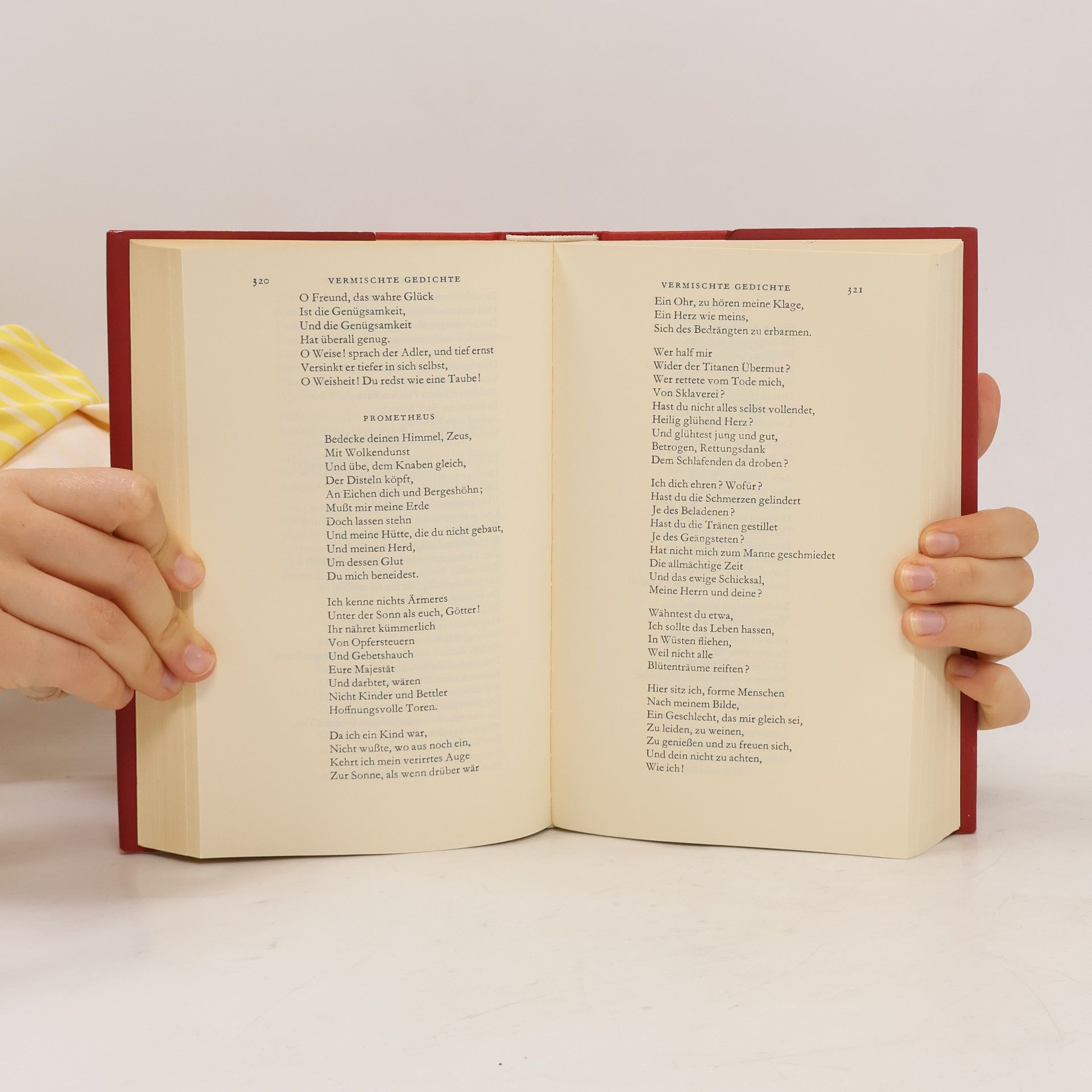 Johann Wolfgang von Goethe Goethe Sämtliche Werke 1. Gedichte I.