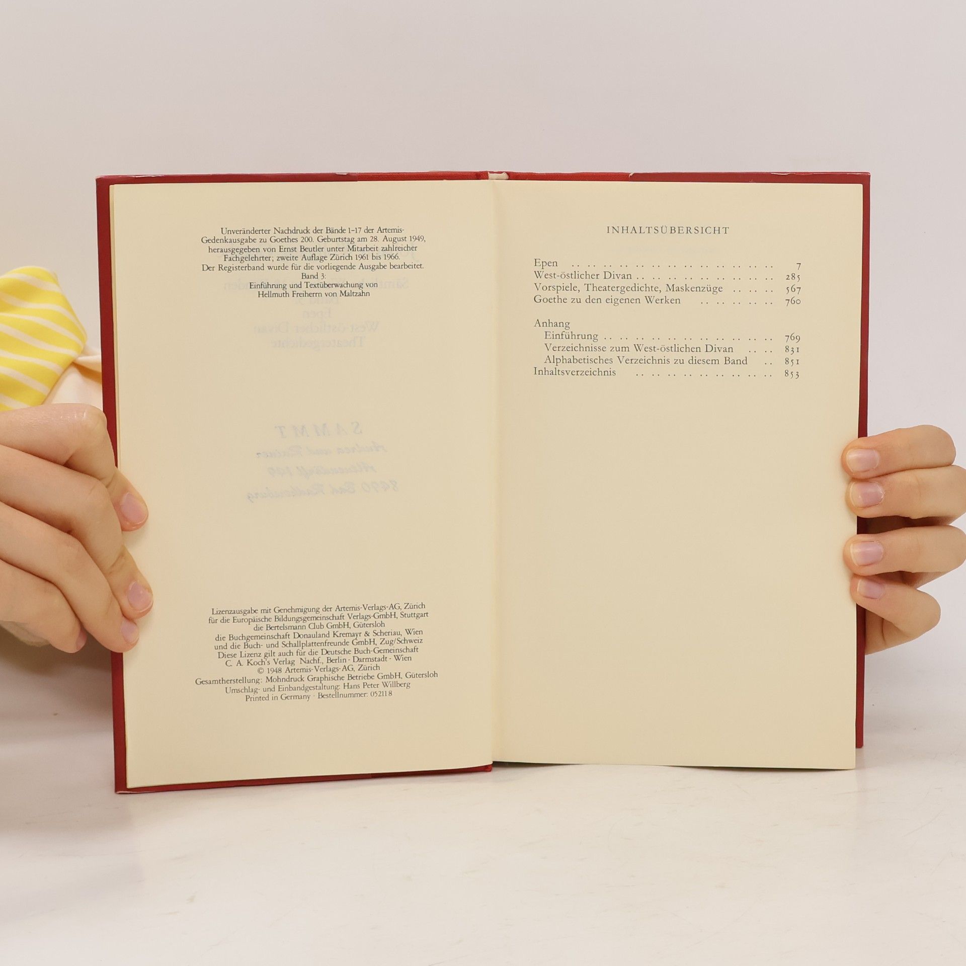 Johann Wolfgang von Goethe Goethe Sämtliche Werke 3