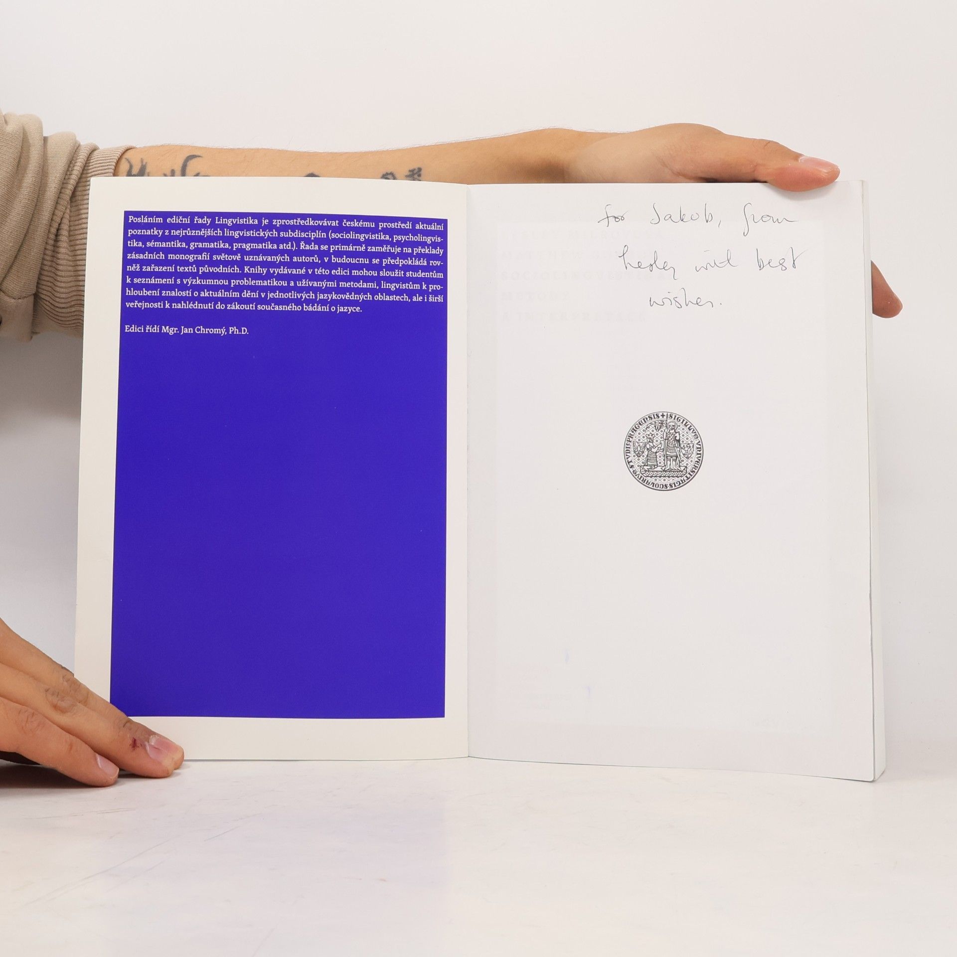 Lesley Milroy Sociolingvistika: Metody a interpretace