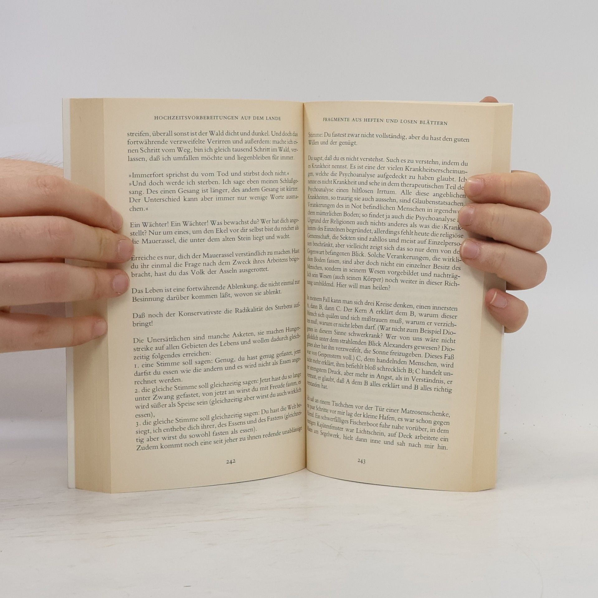 Franz Kafka Franz Kafka Hochzeits-vorbereitungen auf dem Lande undandere Prosa aus dem Nachlaß