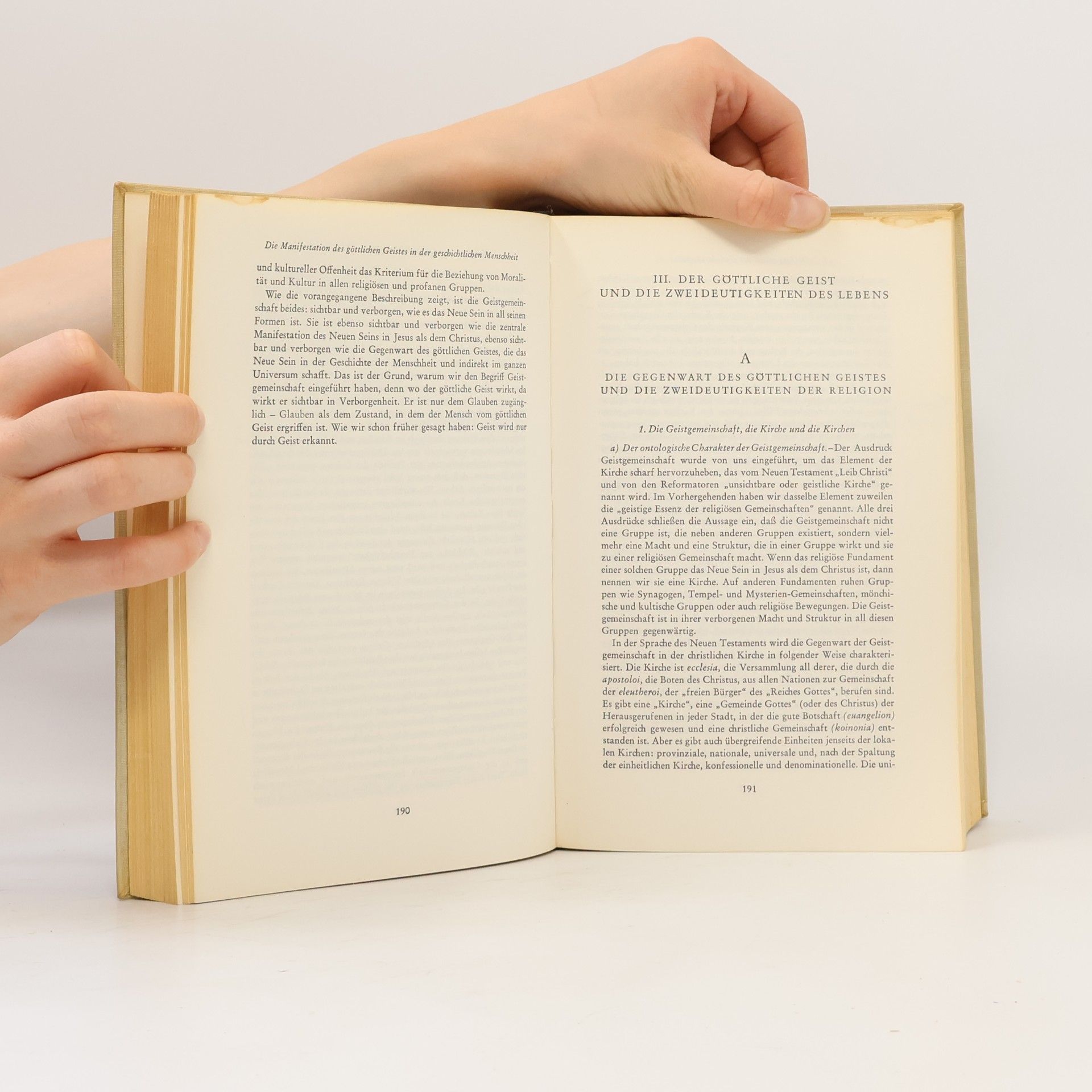 Paul Tillich Systematische Theologie III