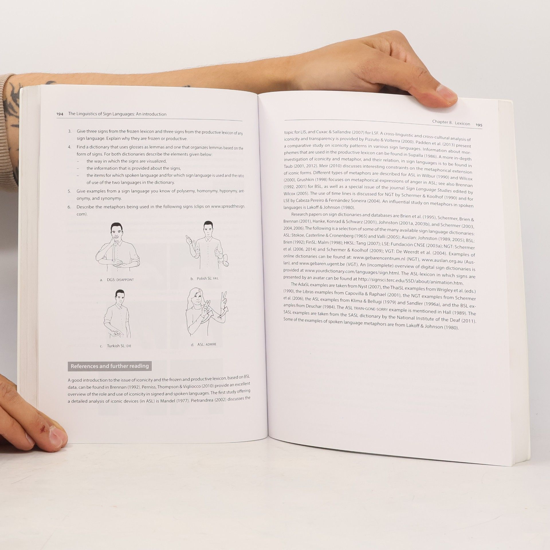 Anne E. Baker The Linguistics of Sign Languages