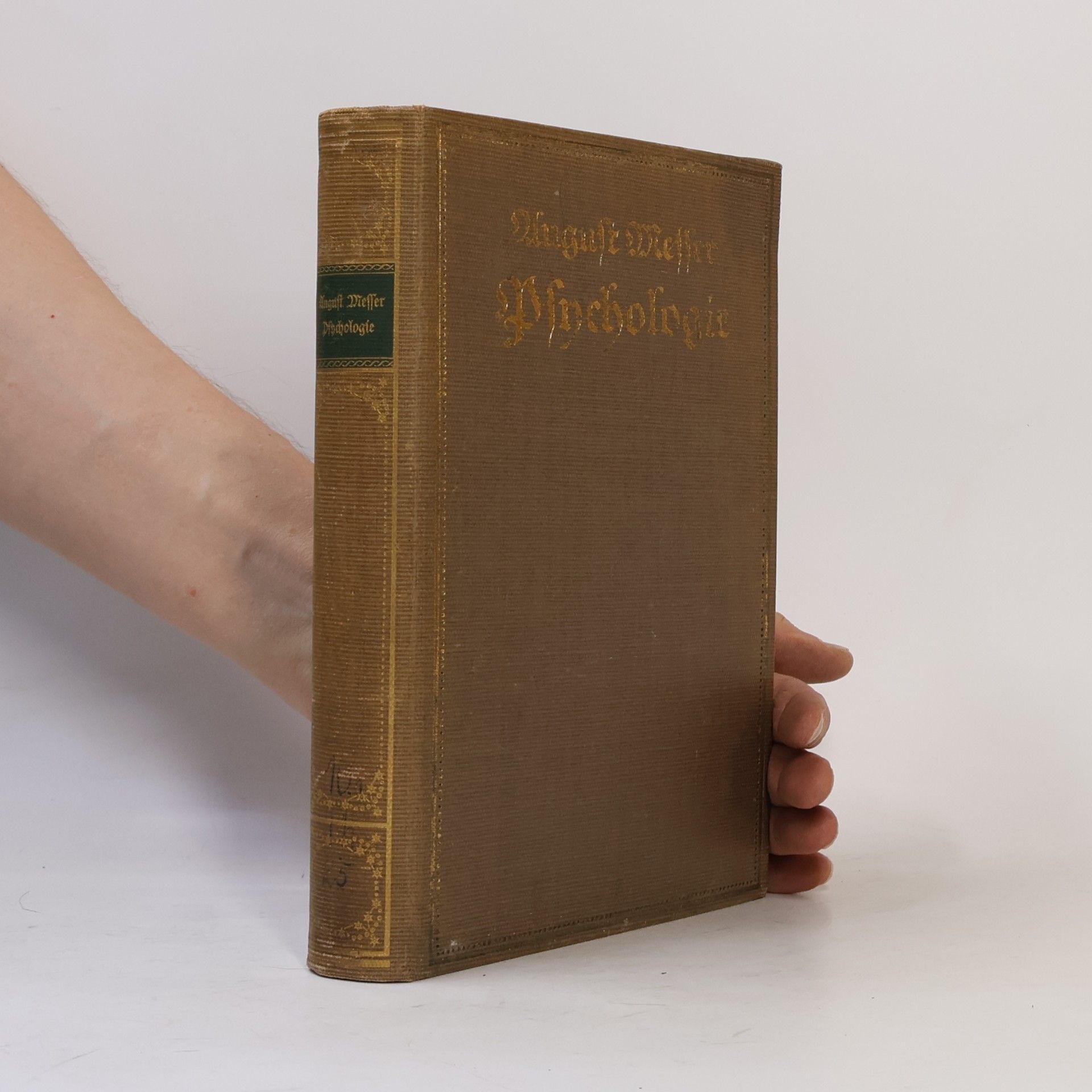 August Messer Psychologie