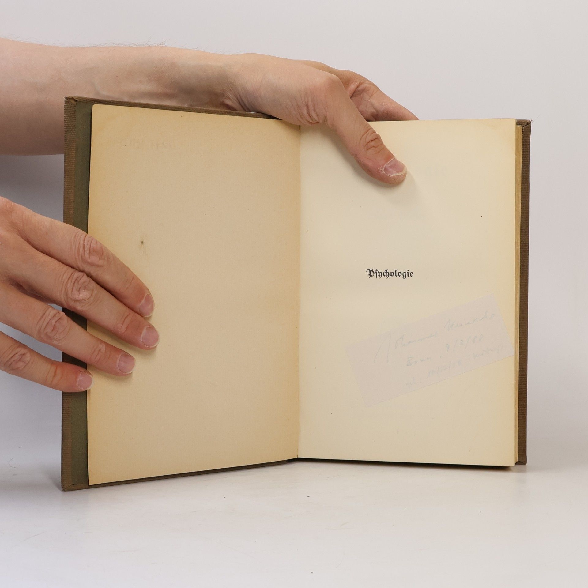 August Messer Psychologie