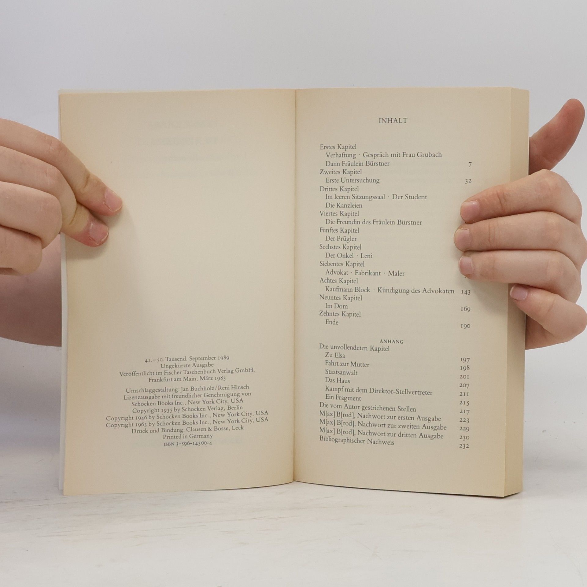 Franz Kafka Der Prozeß