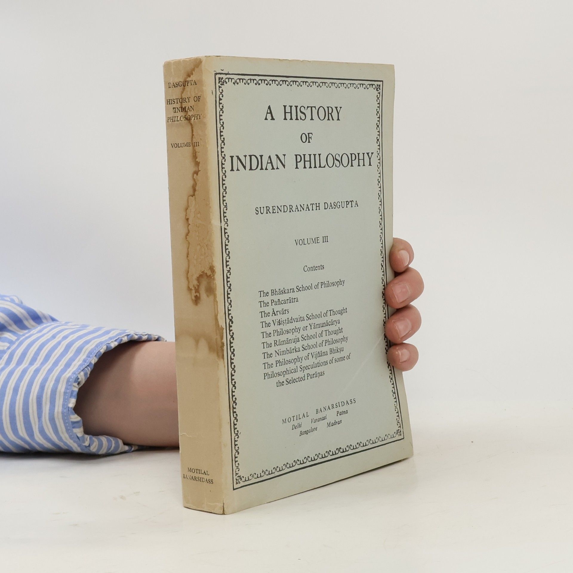 Surendranath Dasgupta A History of Indian Philosophy