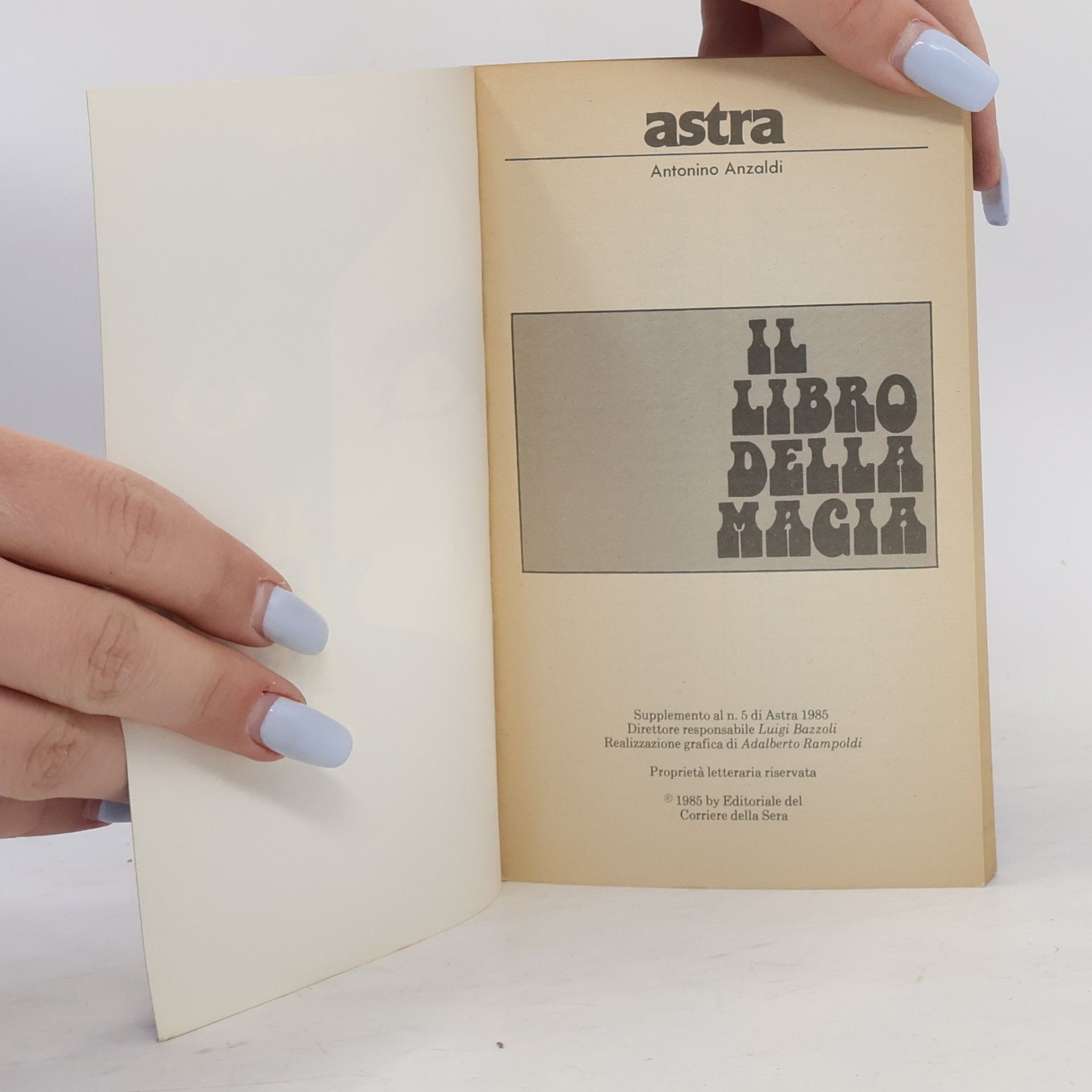Antoniop Anzaldi Il libro della magia