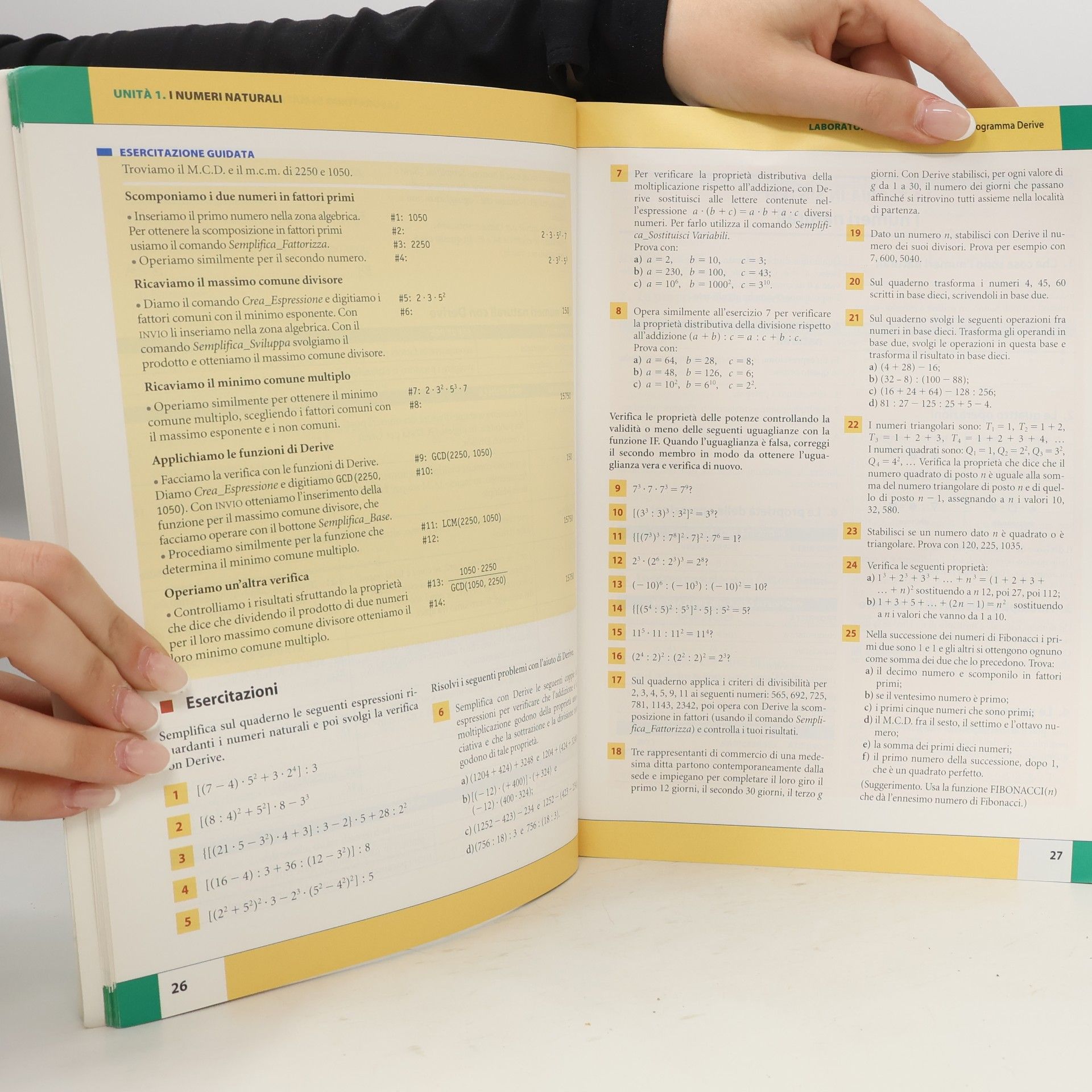 Massimo Bergamini Moduli di matematica - A: I numeri
