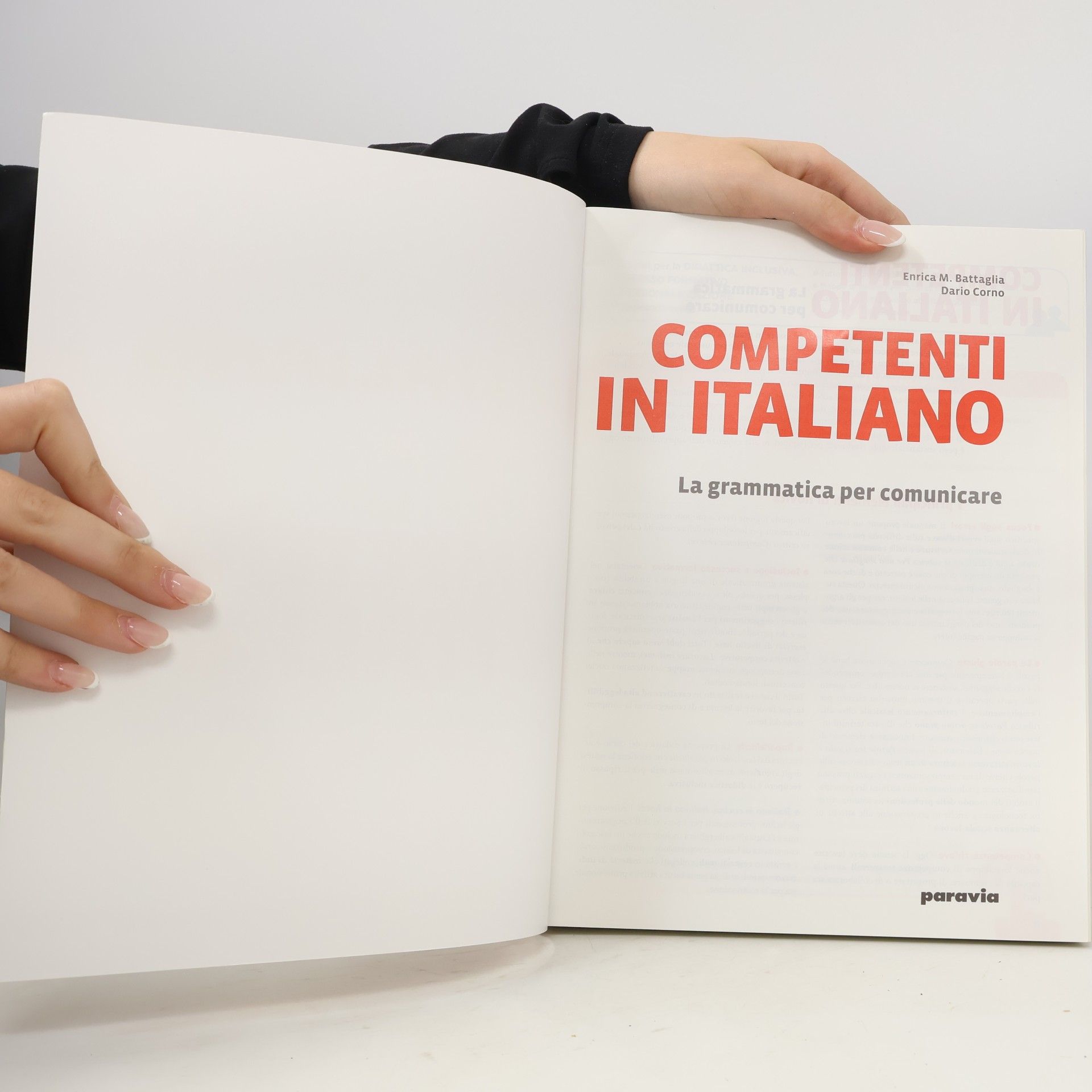 Enrica M. Battaglia  Competenti in italiano. La grammatica per comunicare