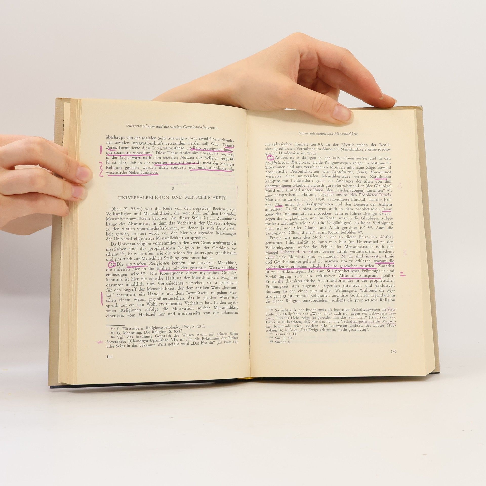 Gustav Mensching Soziologie der Religion