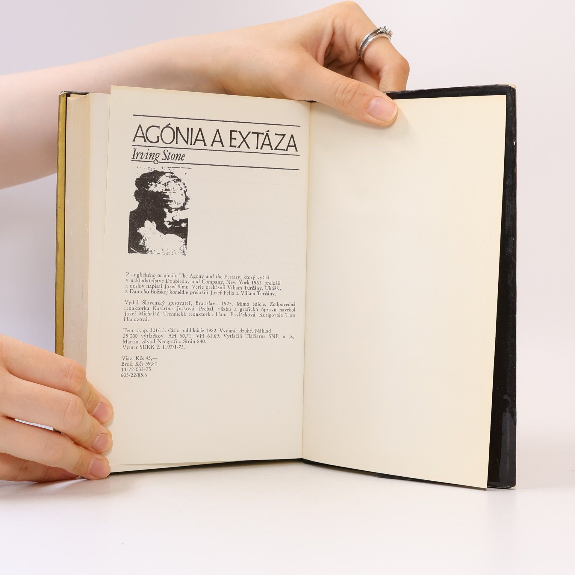 Irving Stone Agónia a extáza