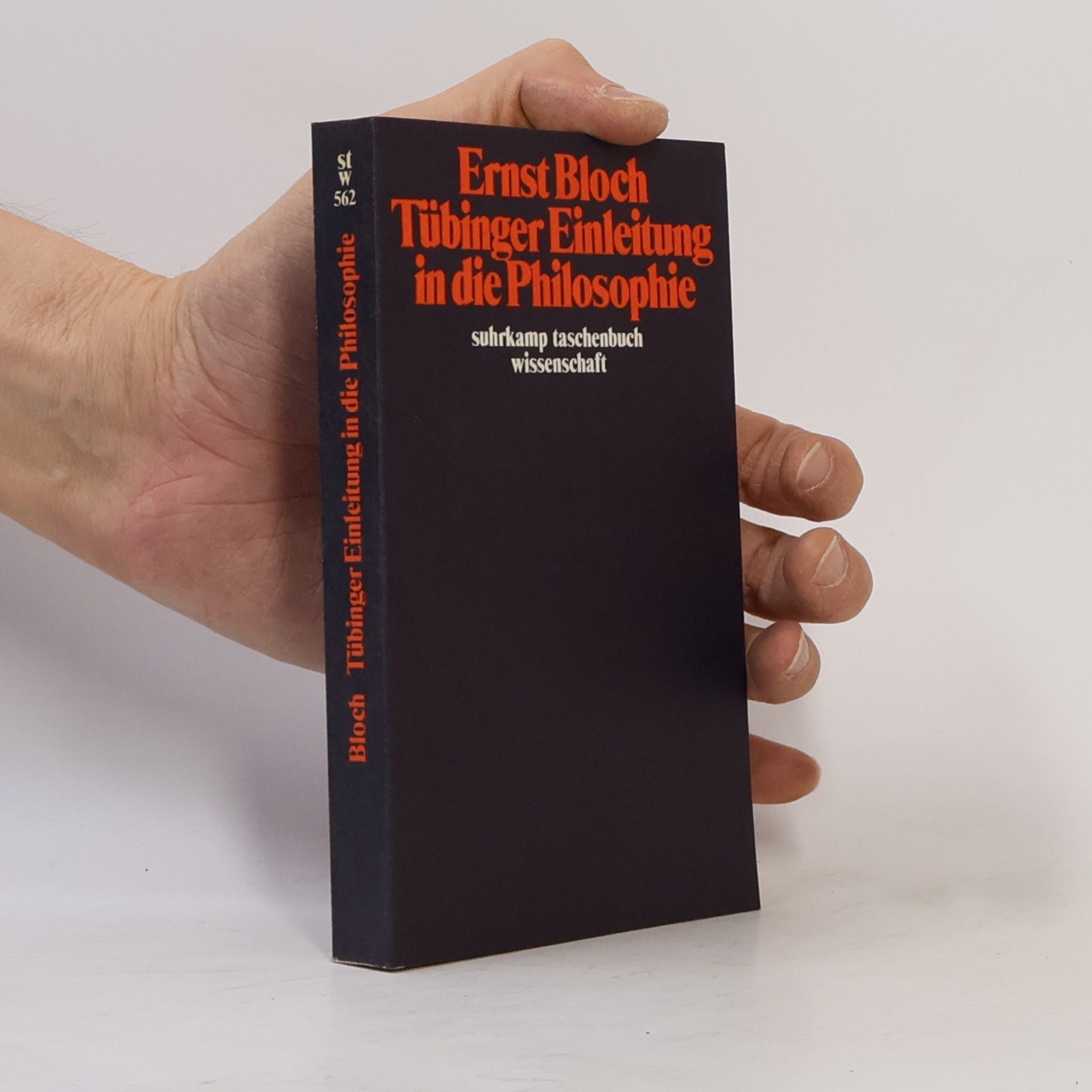 Ernst Bloch Tübinger Einleitung in die Philosophie