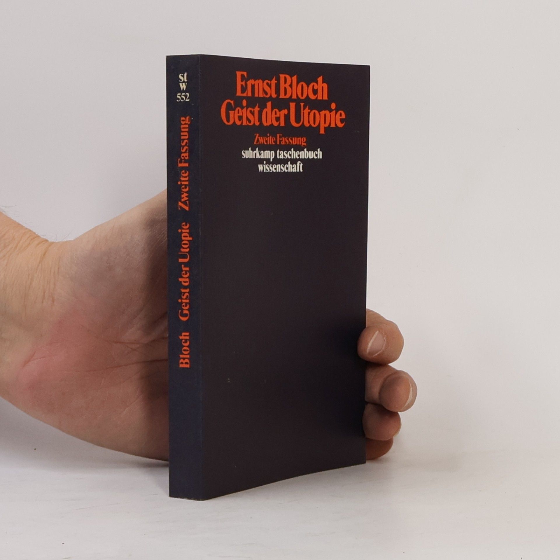 Ernst Bloch Geist der Utopie, zweite Fassung von 1923