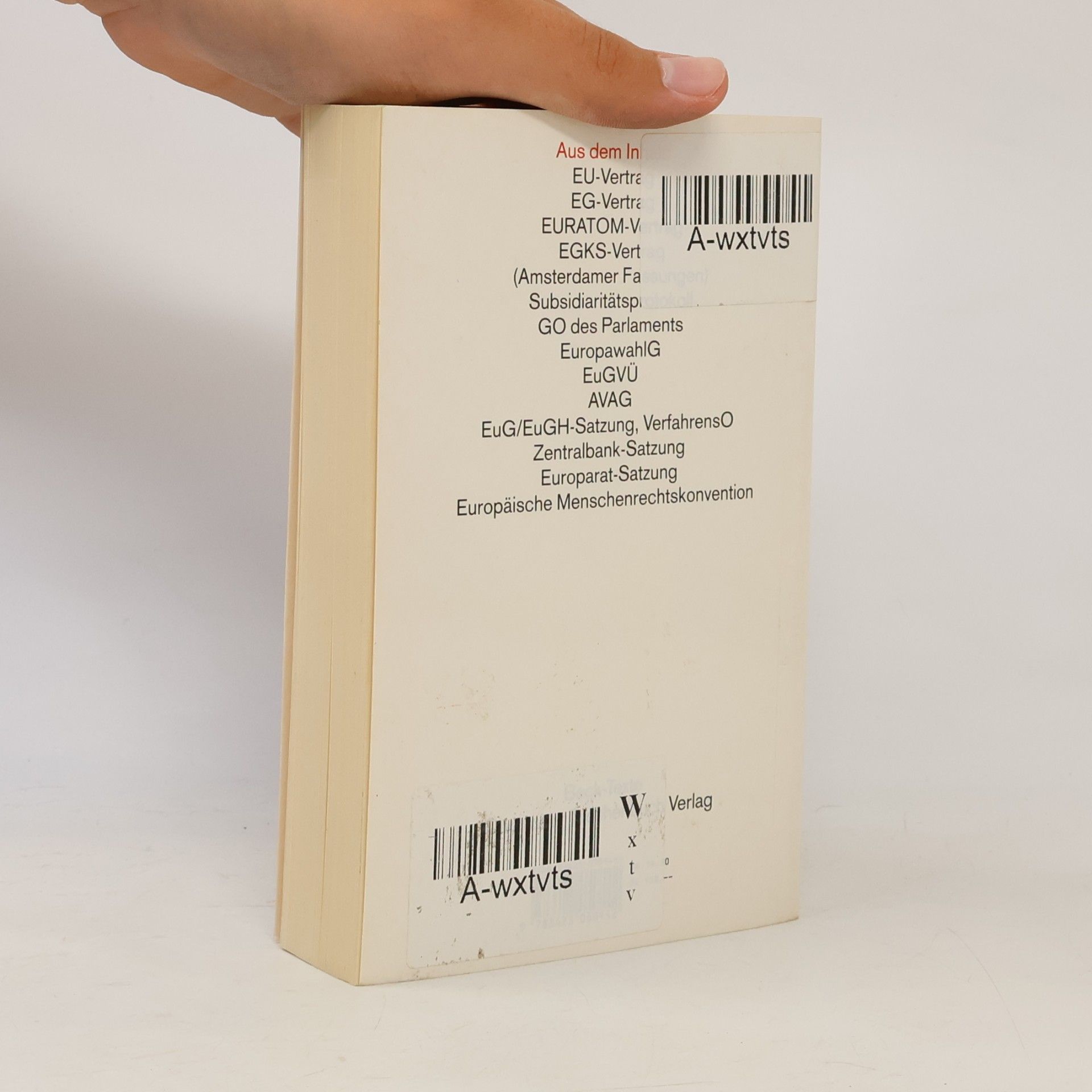 Various authors Europa-Recht